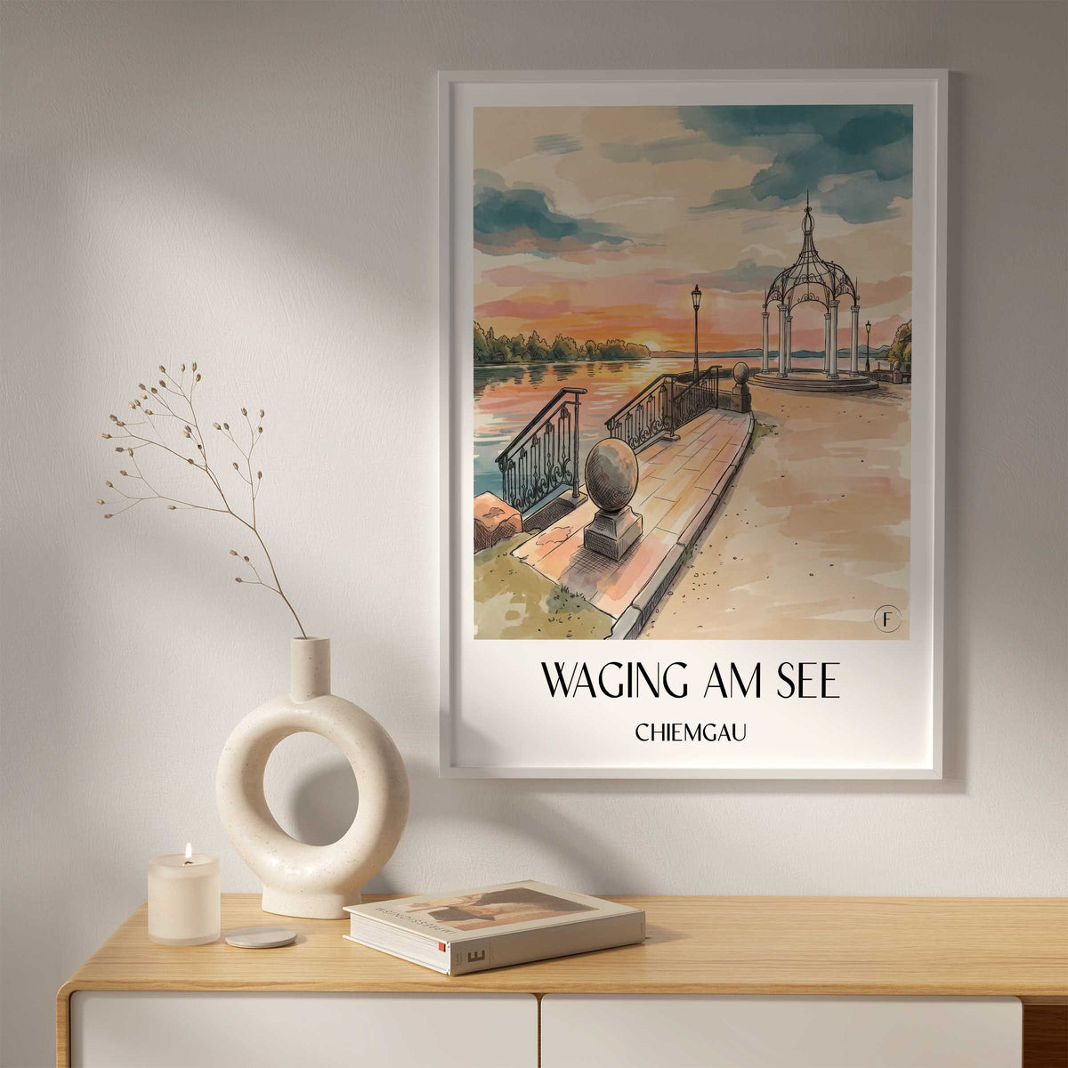 waging-am-see-chiemgau-deutschland-poster-aquarell