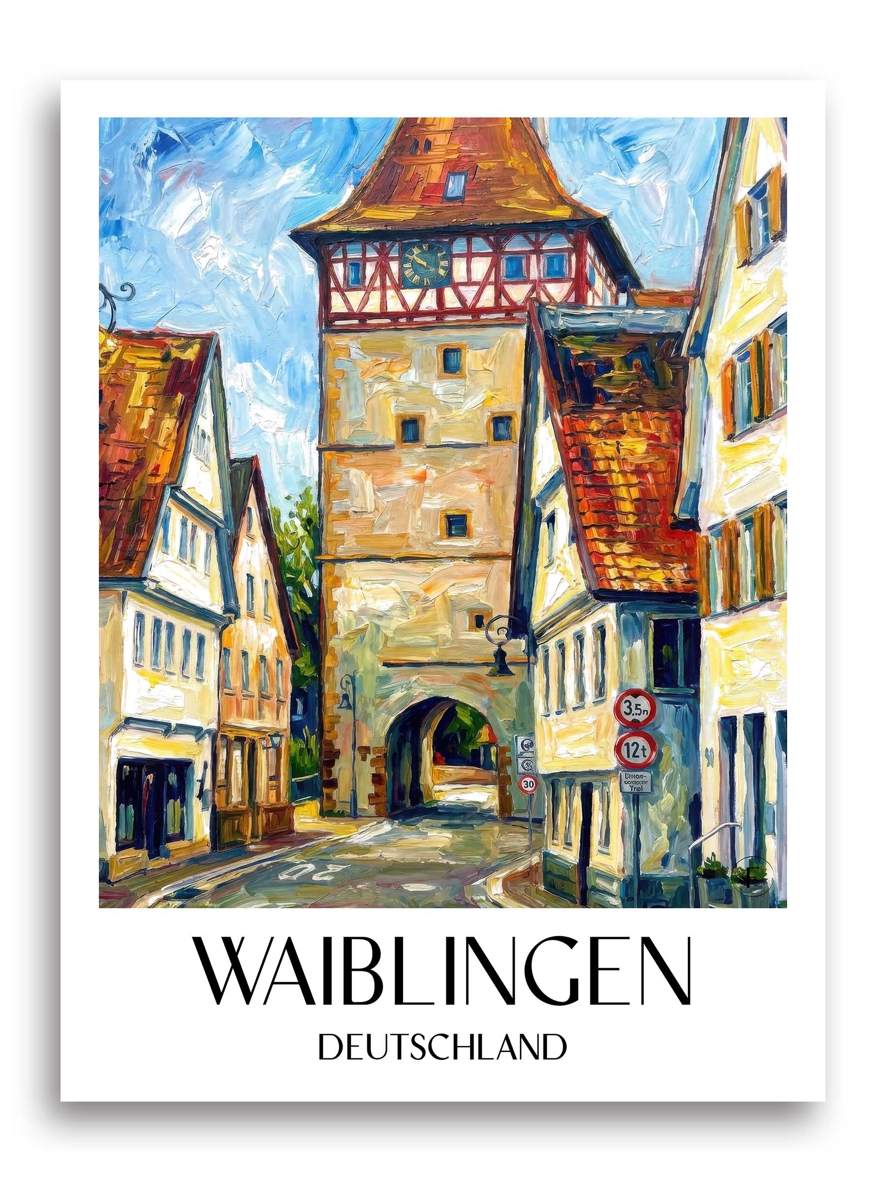 waiblingen-deutschland-poster-oil-painting-oelgemaelde