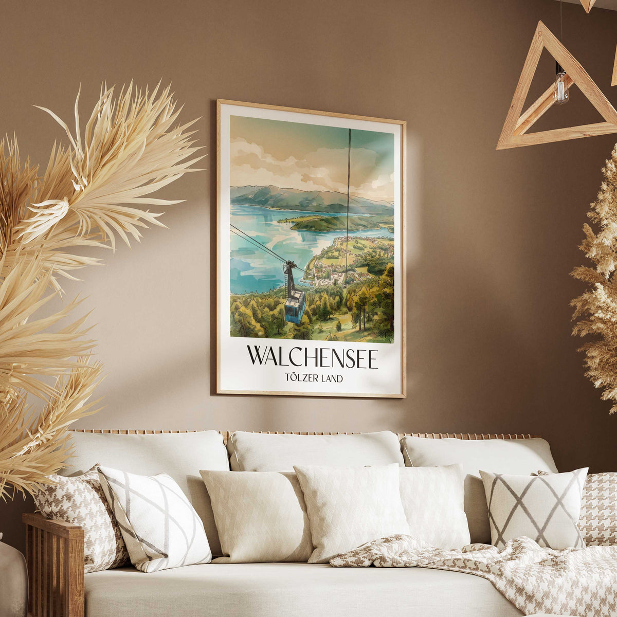 walchensee-tölzer-land-deutschland-poster-aquarell