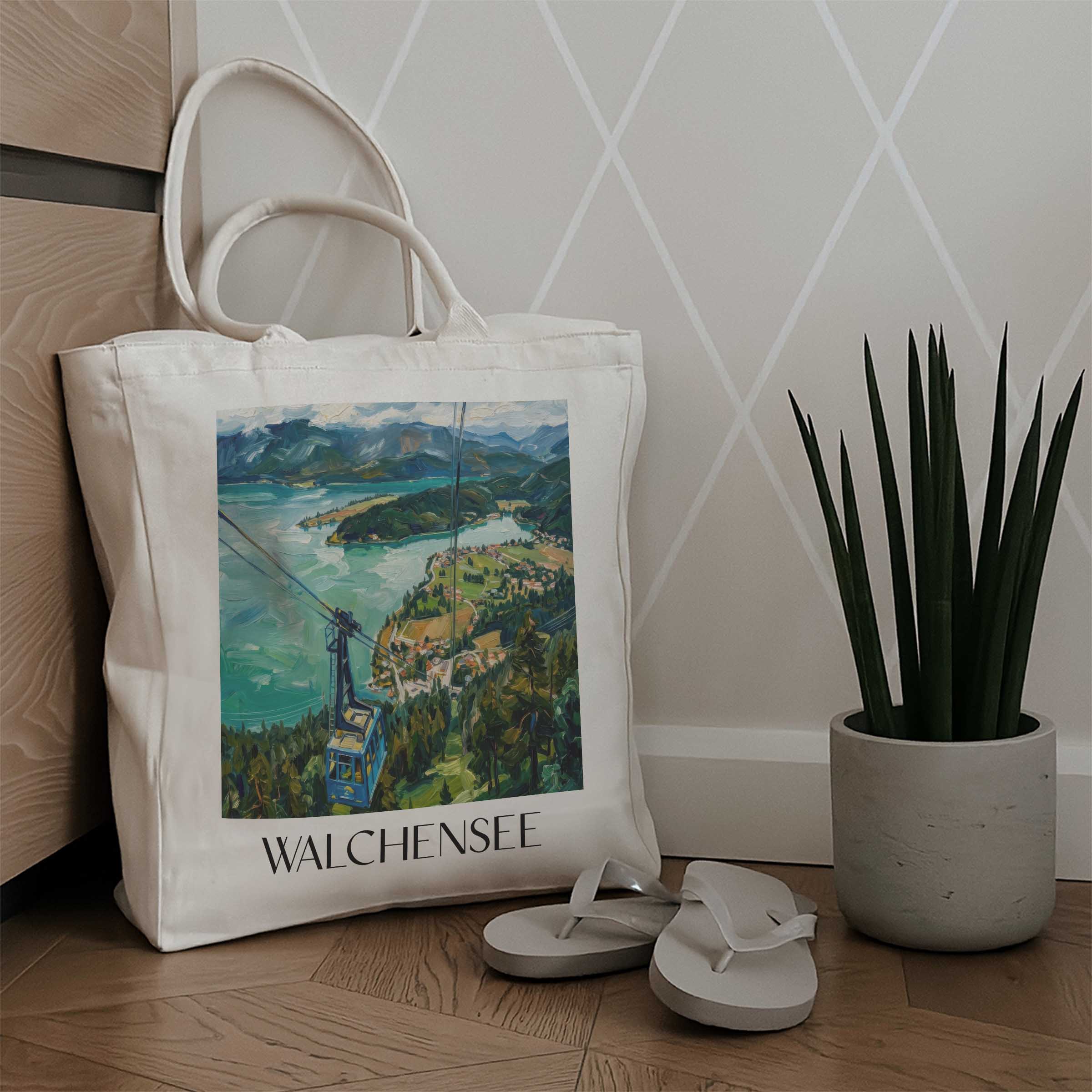 walchensee-tölzer-land-deutschland-einkaufstasche-oil-painting-oelgemaelde