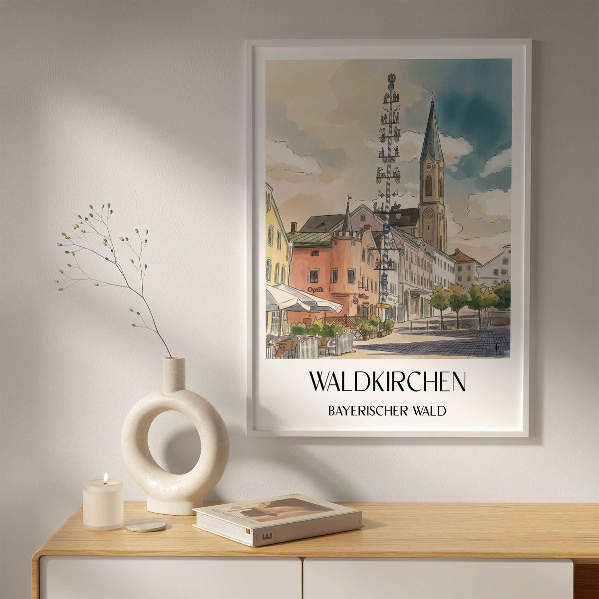 waldkirchen-bayerischer-wald-deutschland-poster-aquarell
