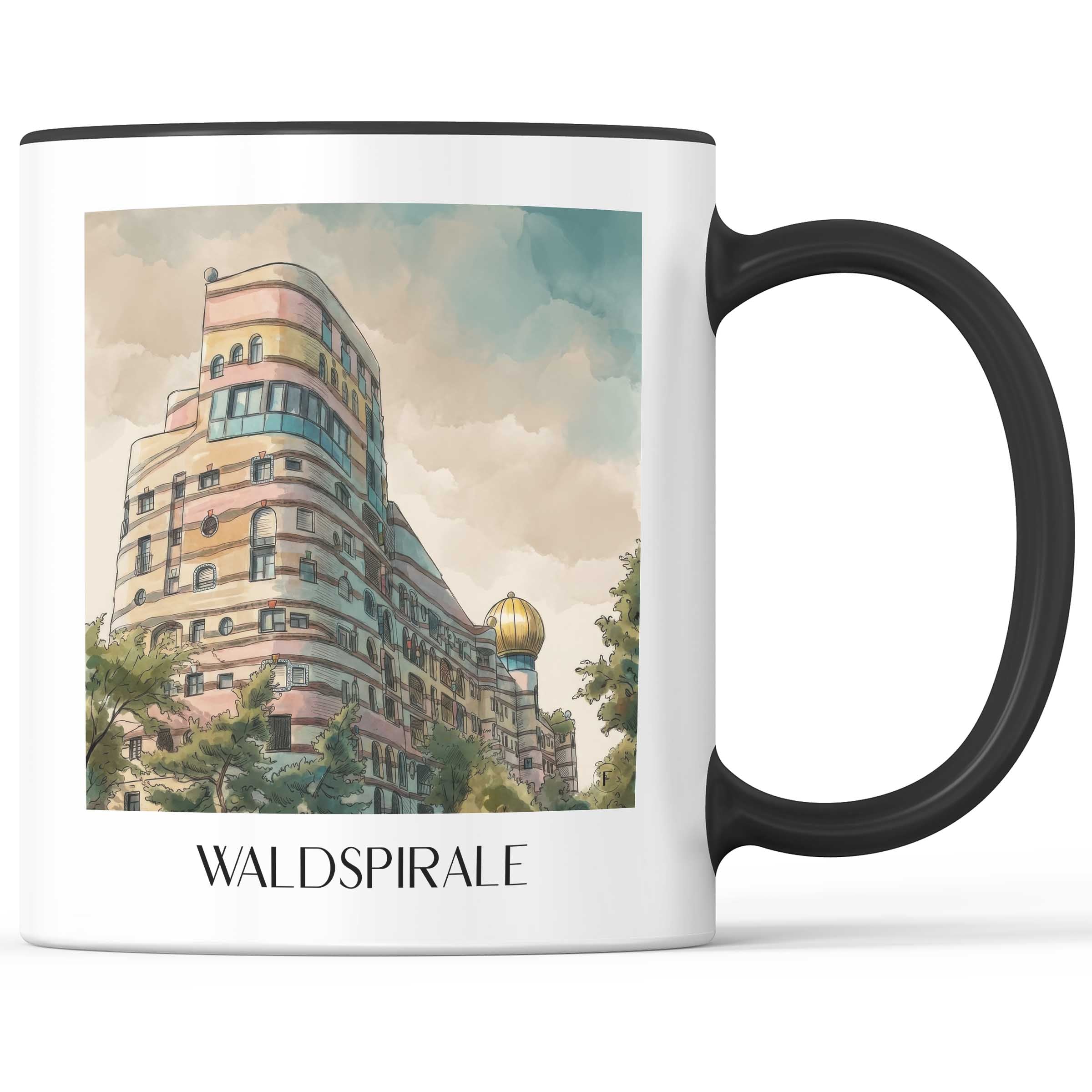 waldspirale-darmstadt-deutschland-kaffeebecher-aquarell