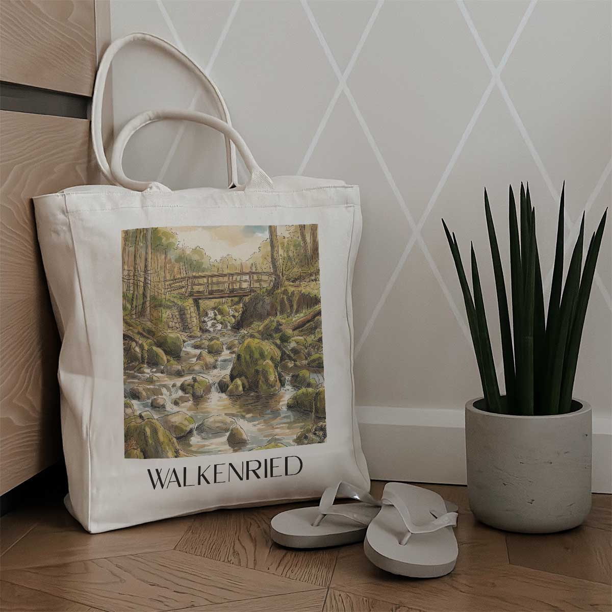 walkenried-südharz-deutschland-einkaufstasche-aquarell