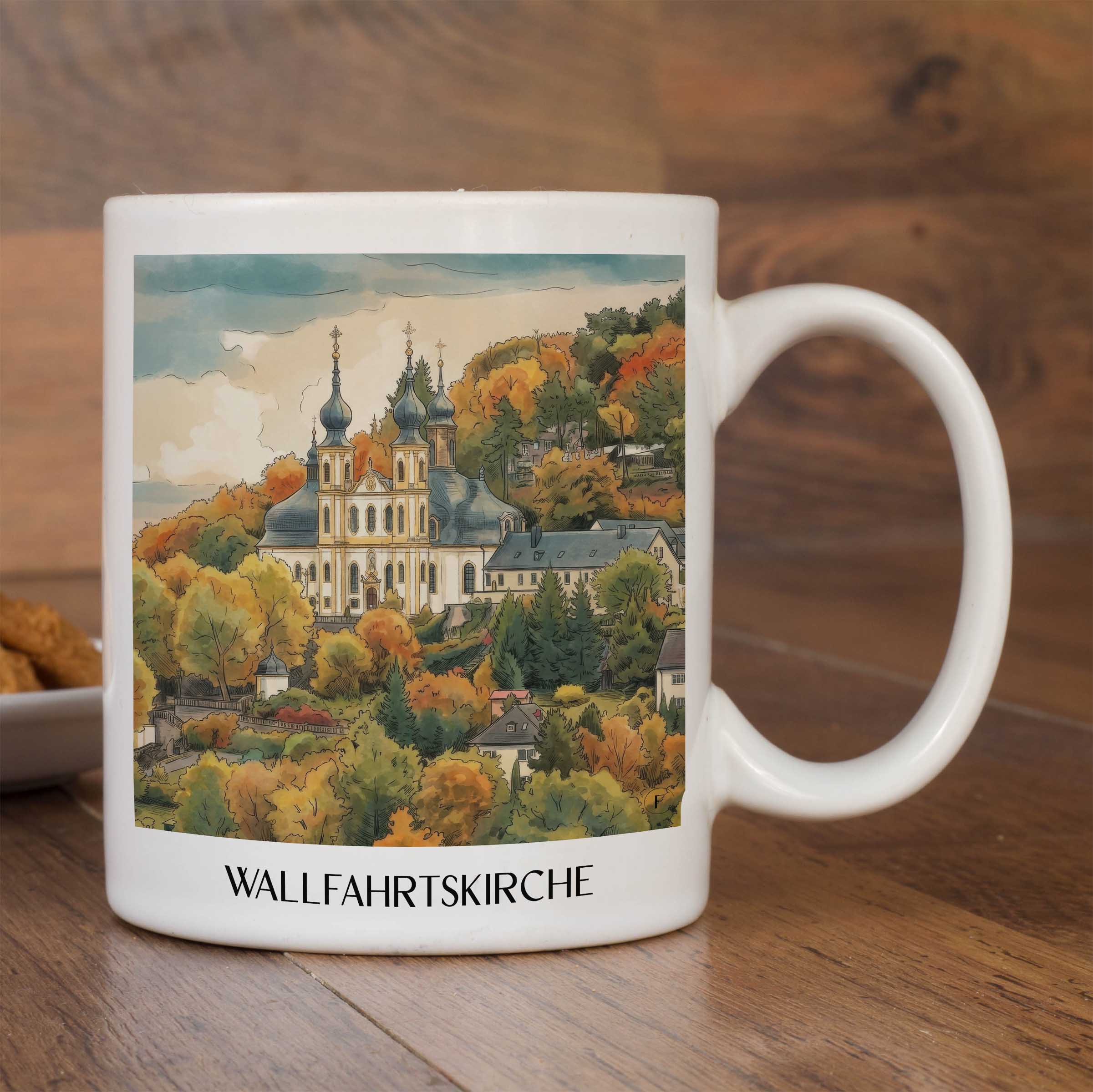 wallfahrtskirche-würzburg-deutschland-kaffeebecher-aquarell