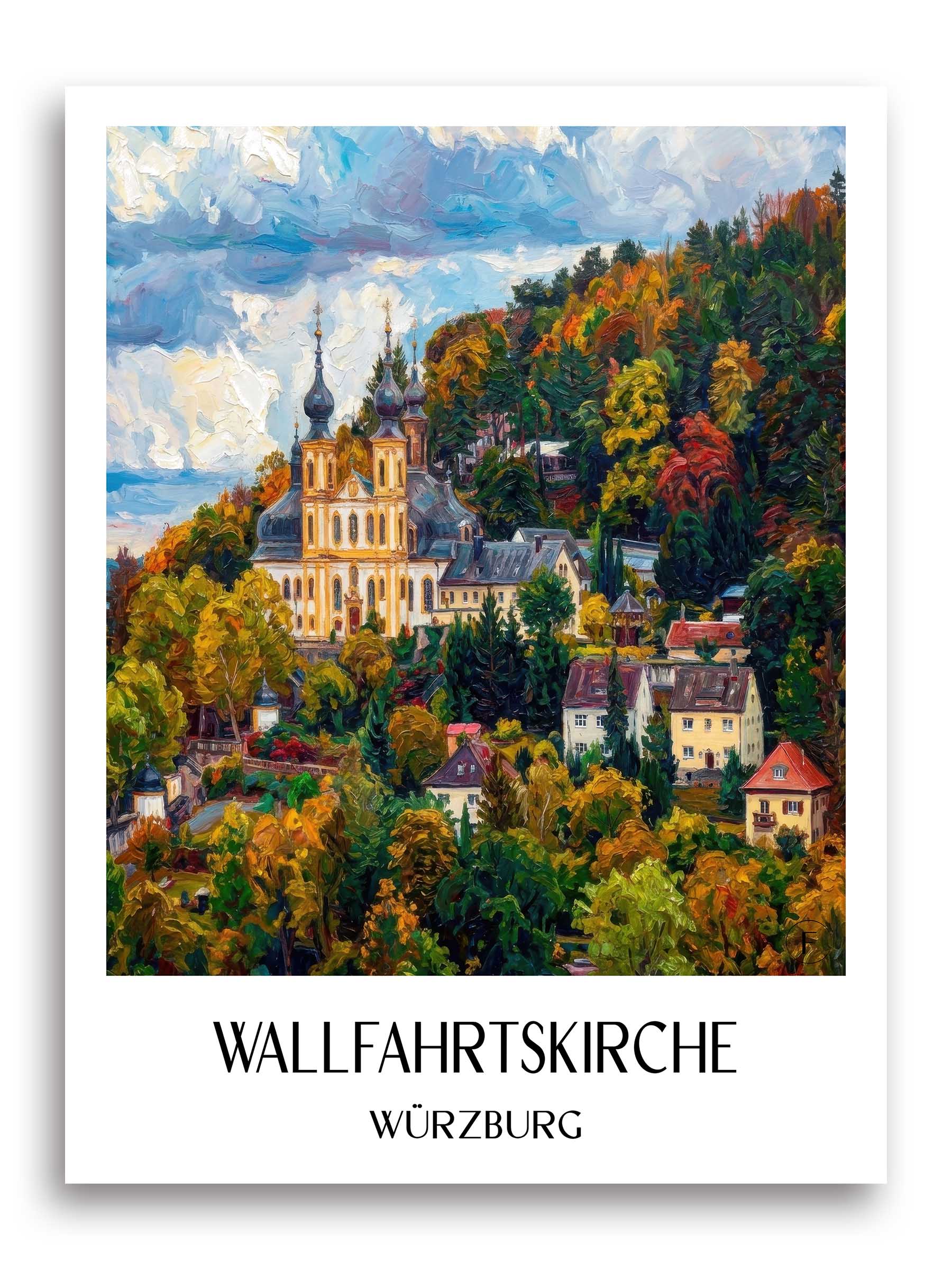 wallfahrtskirche-würzburg-deutschland-poster-oil-painting-oelgemaelde