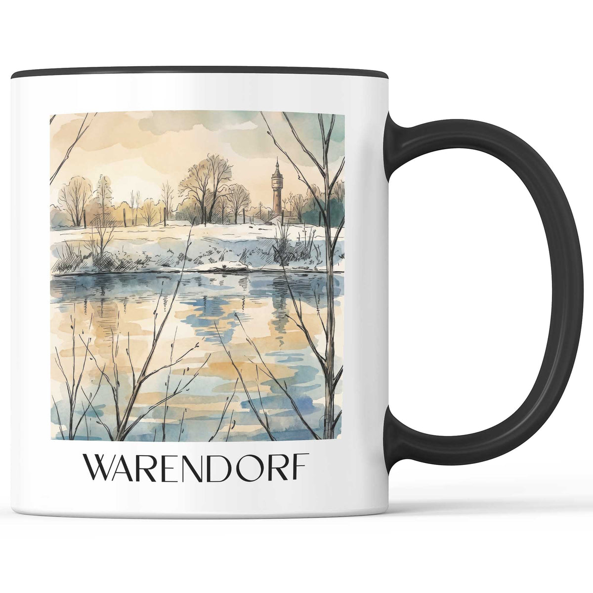 warendorf-münsterland-deutschland-kaffeebecher-aquarell