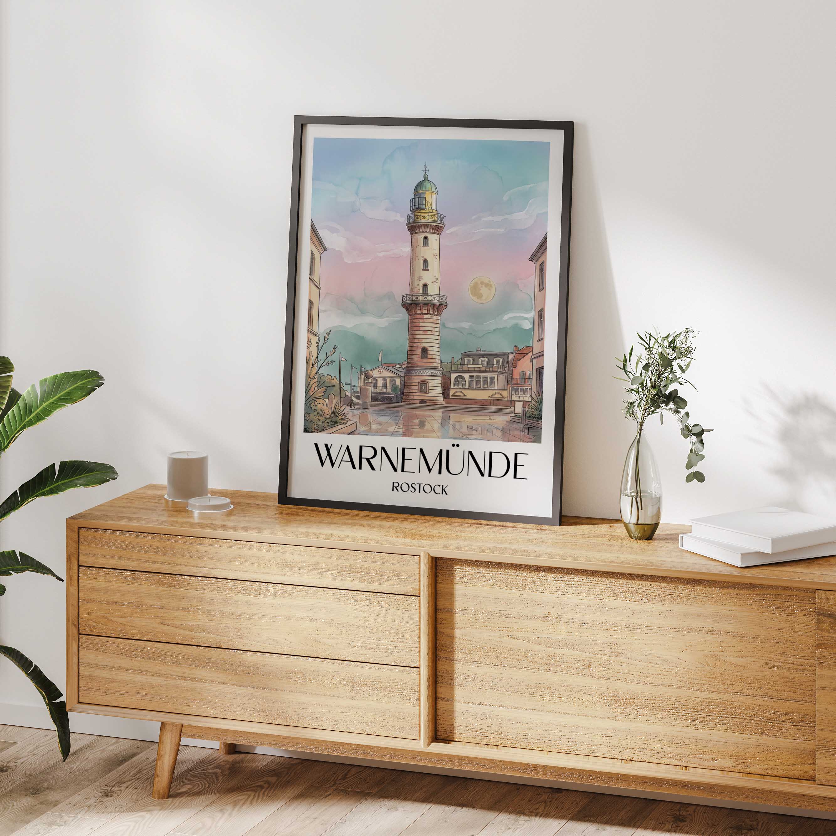 warnemünde-rostock-deutschland-poster-aquarell