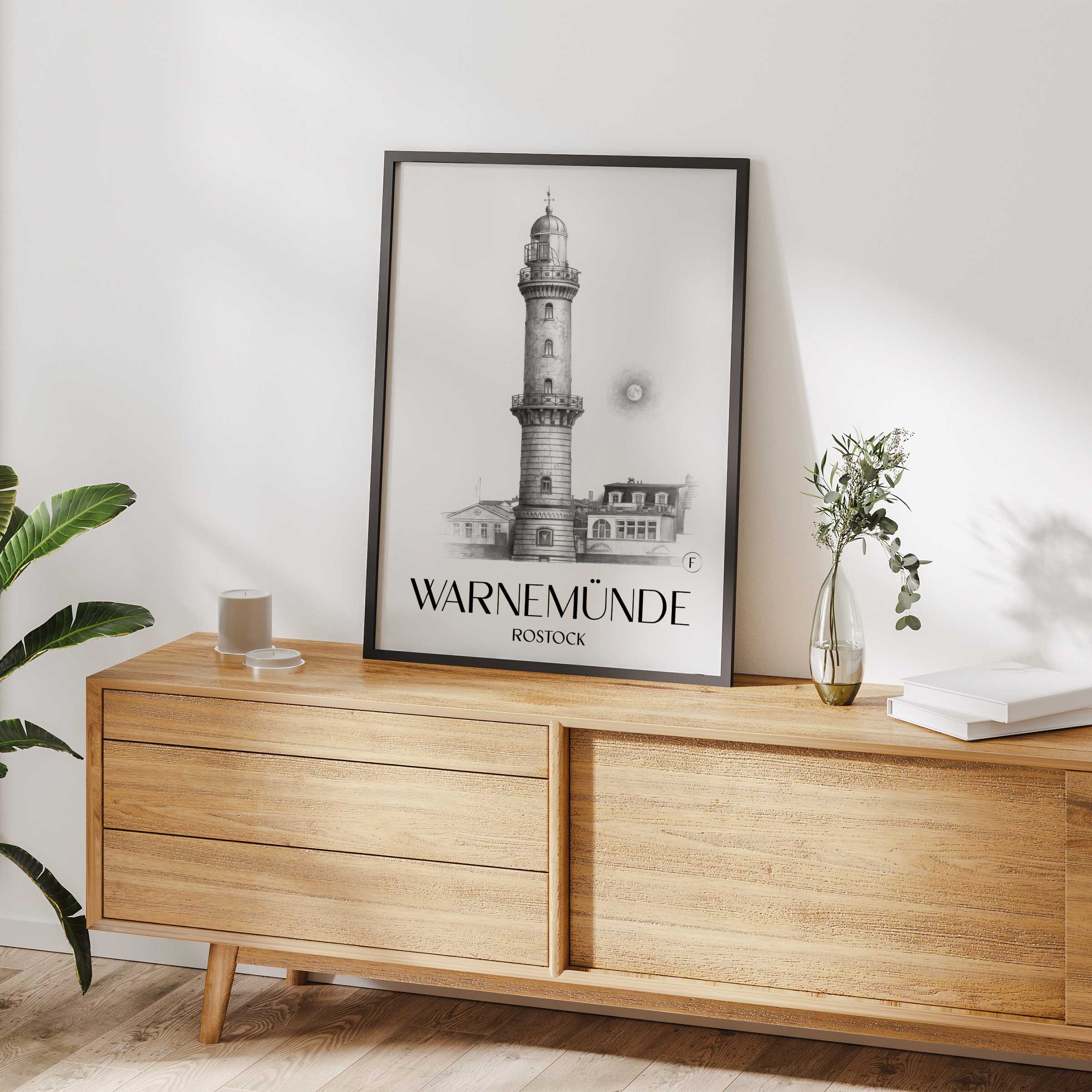 warnemünde-rostock-deutschland-poster-bleistift-zeichnung-drawing