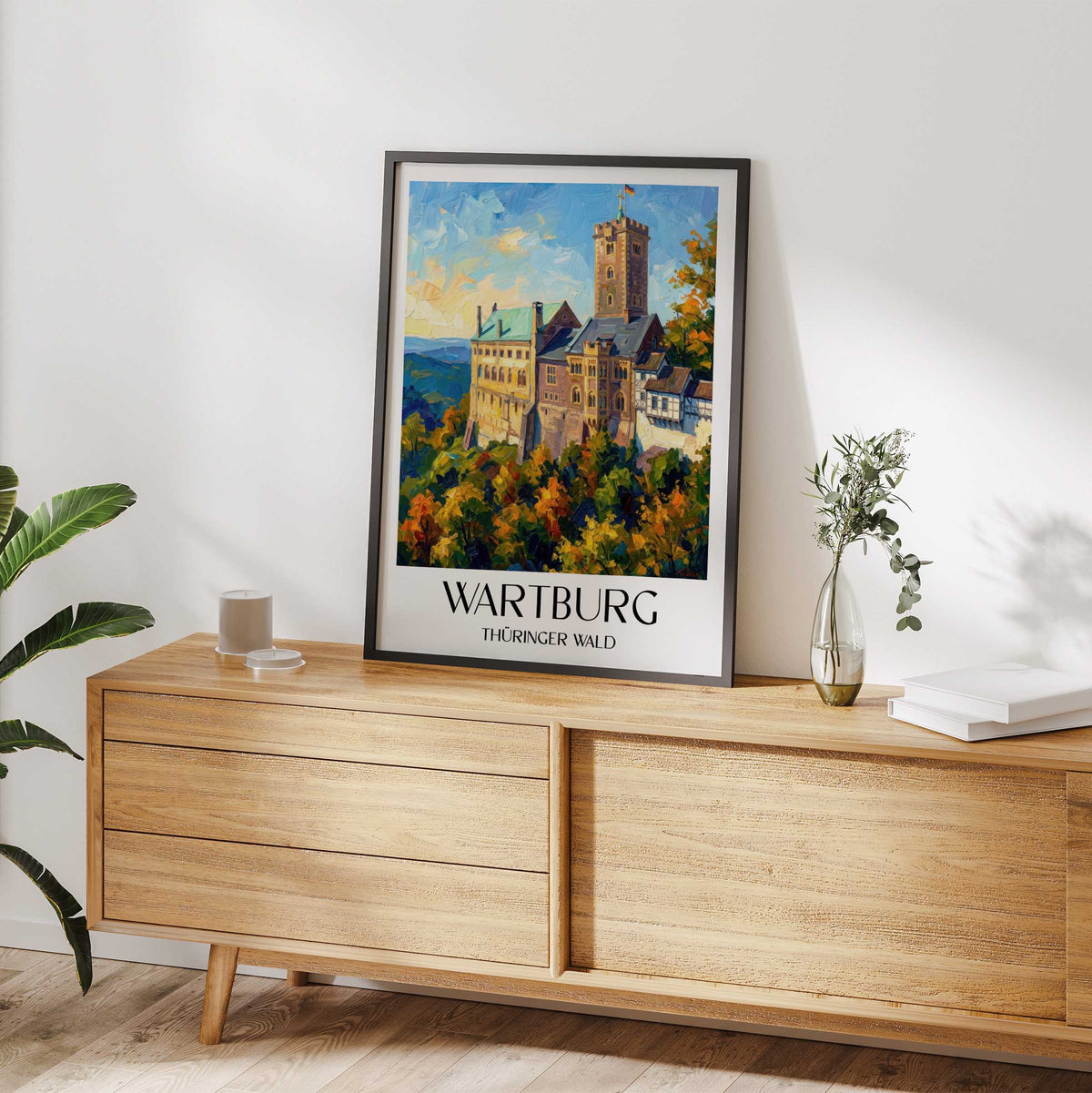 wartburg-thüringer-wald-deutschland-poster-oil-painting-oelgemaelde