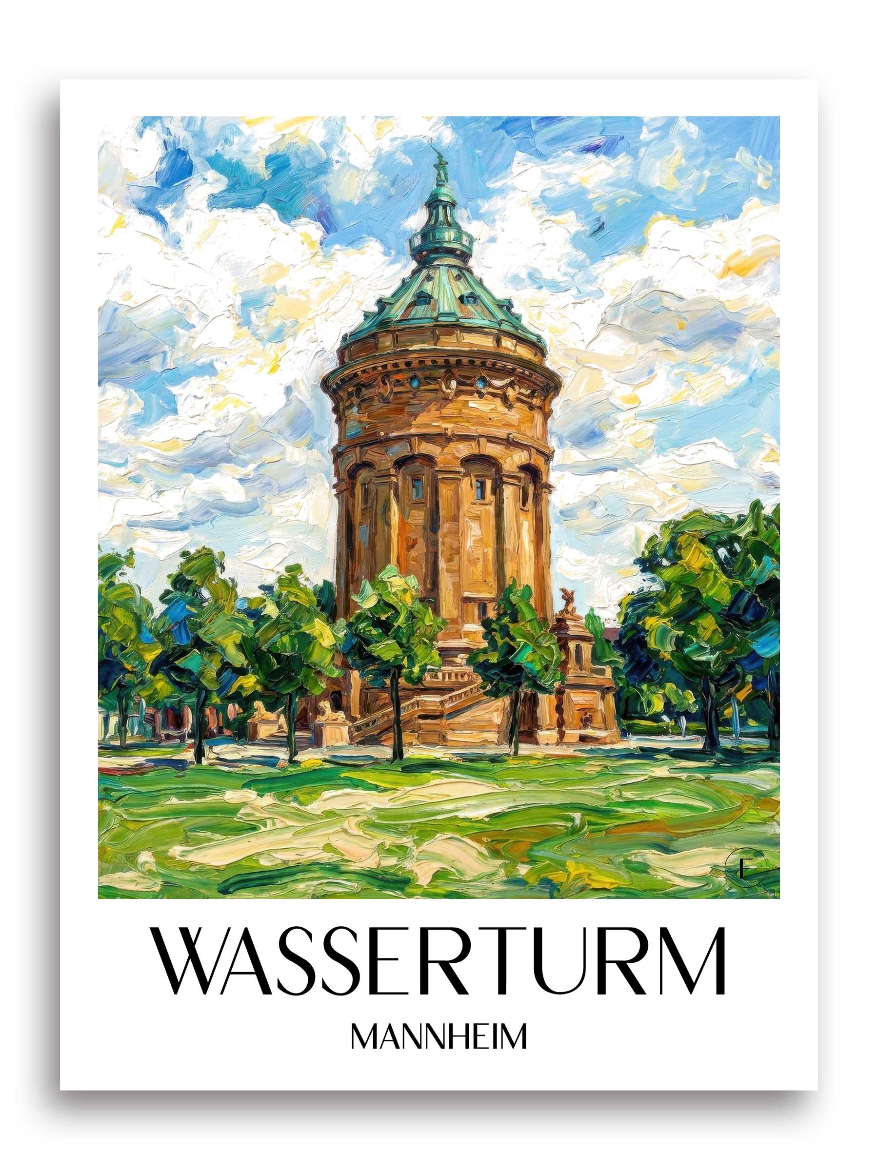 wasserturm-mannheim-deutschland-poster-oil-painting-oelgemaelde