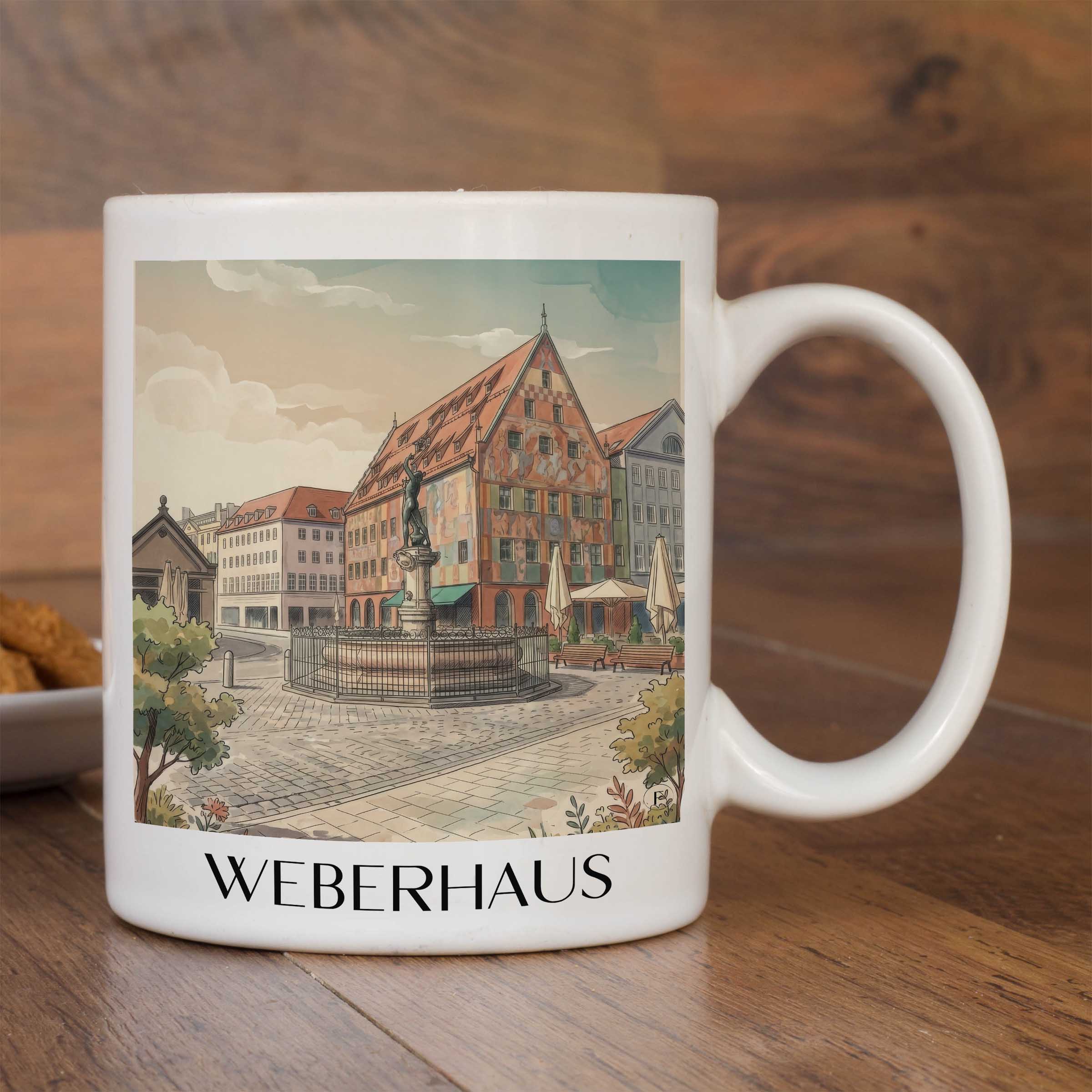 weberhaus-augsburg-deutschland-kaffeebecher-aquarell