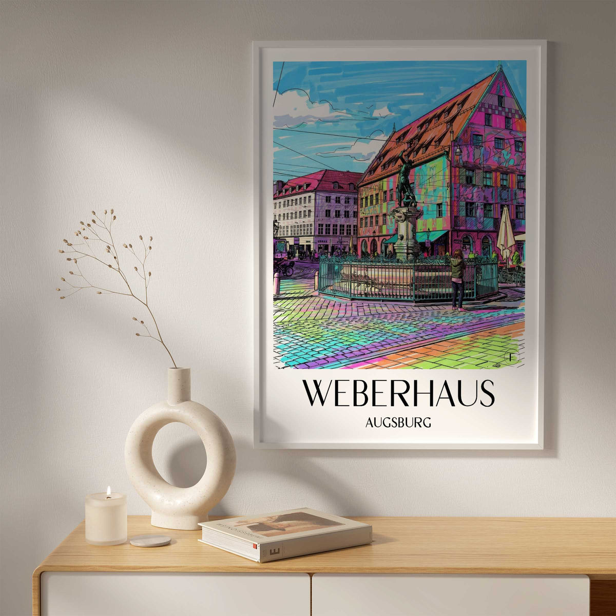 weberhaus-augsburg-deutschland-poster-graffiti