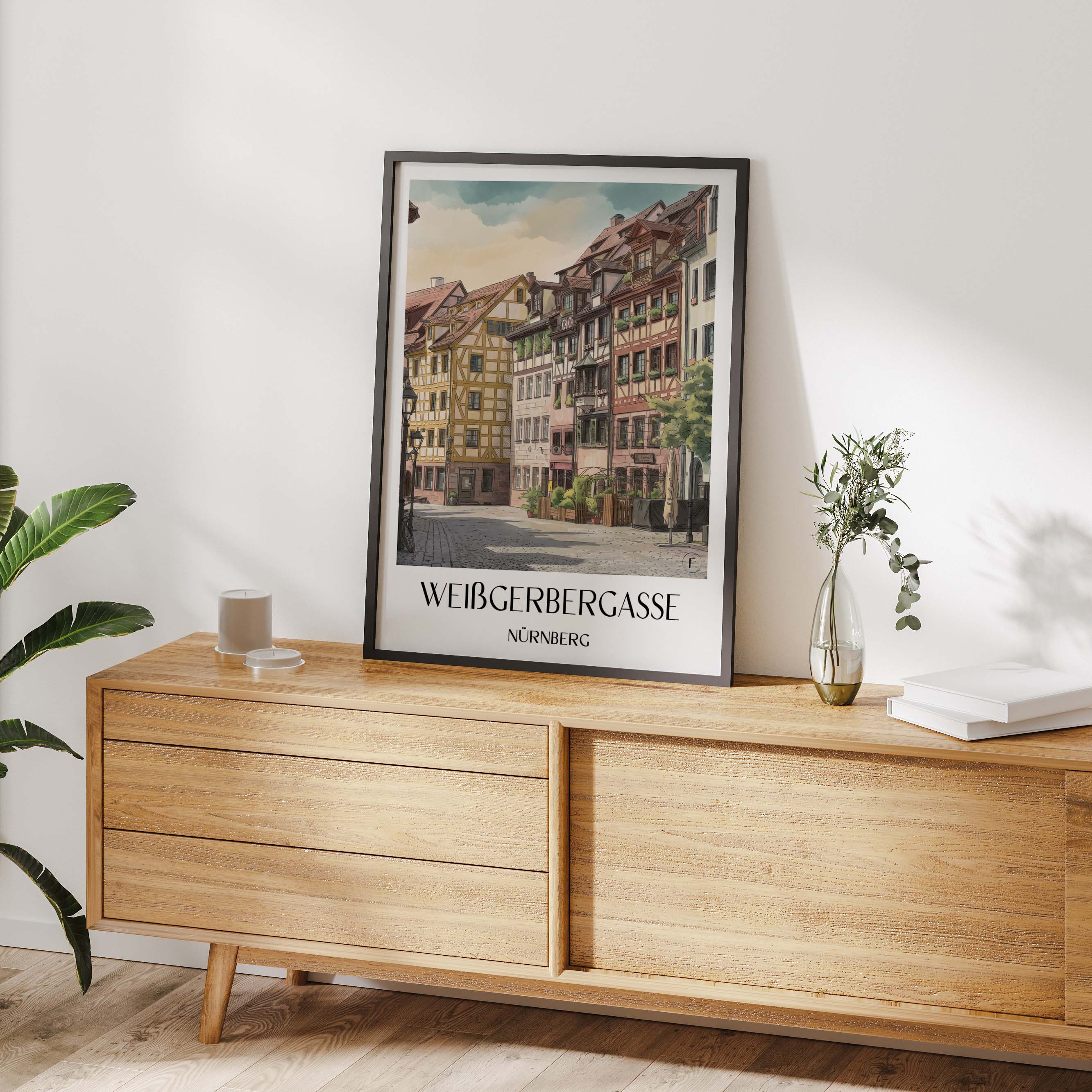 weißgerbergasse-nürnberg-deutschland-poster-aquarell