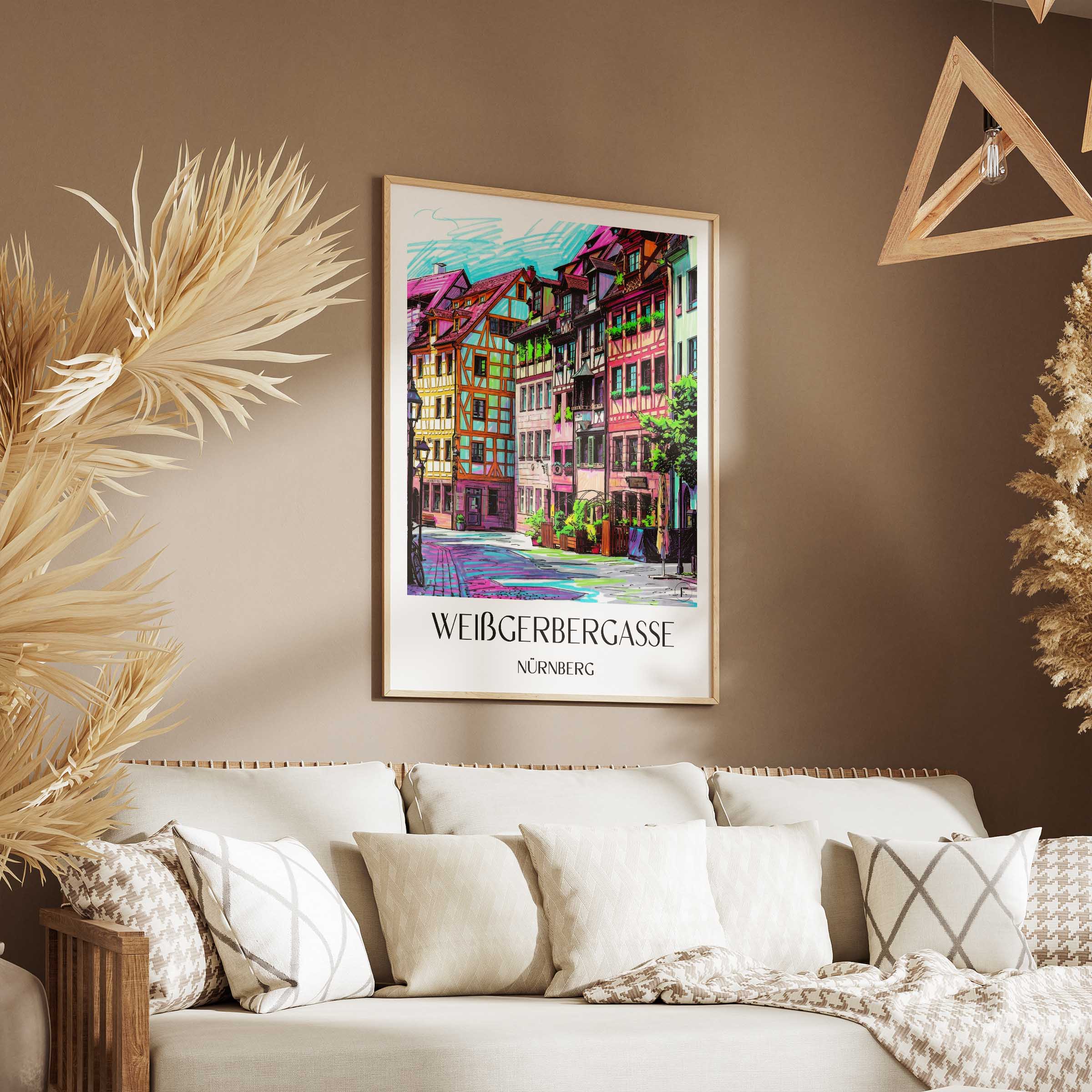 weißgerbergasse-nürnberg-deutschland-poster-graffiti