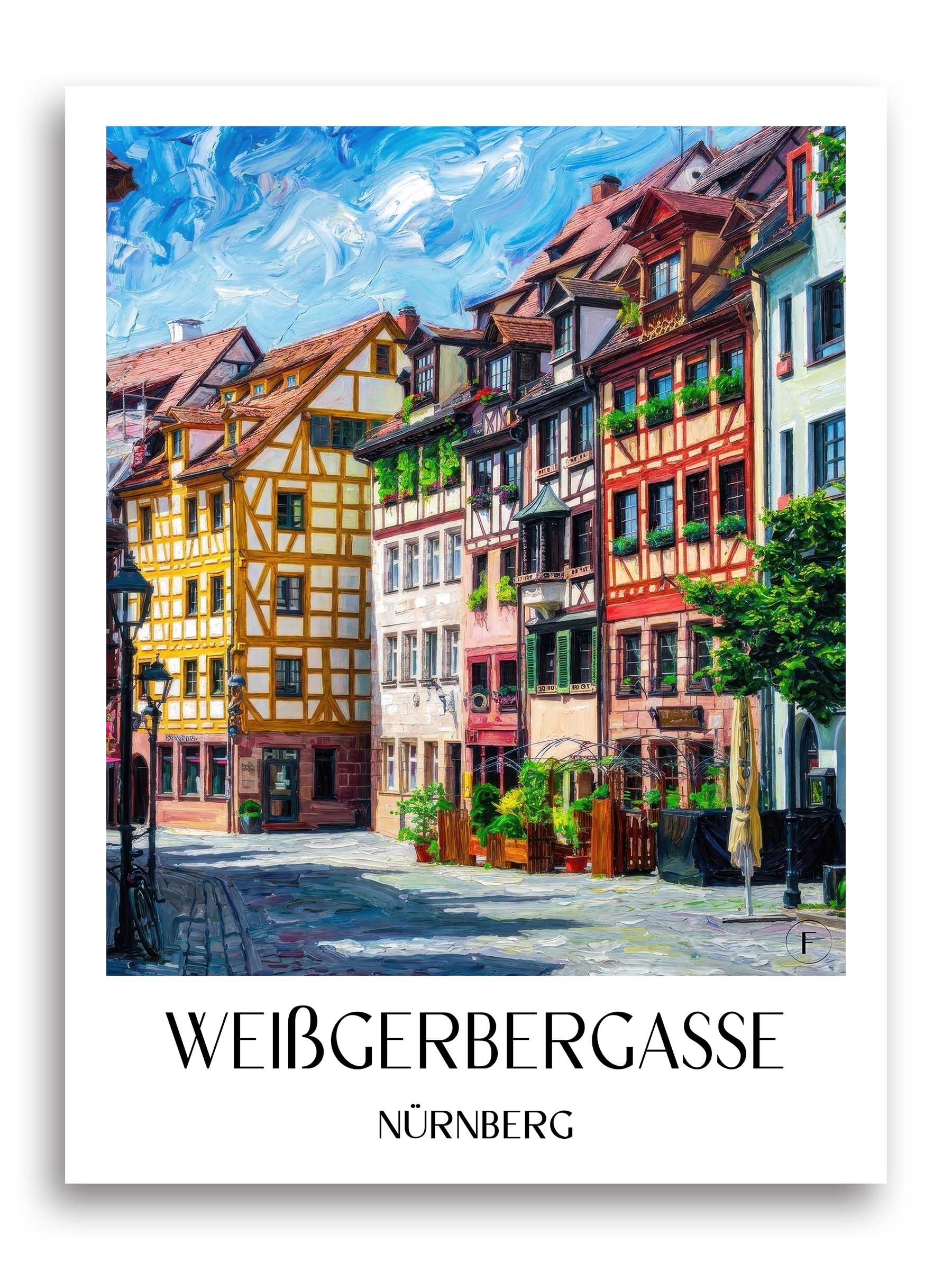 weißgerbergasse-nürnberg-deutschland-poster-oil-painting-oelgemaelde