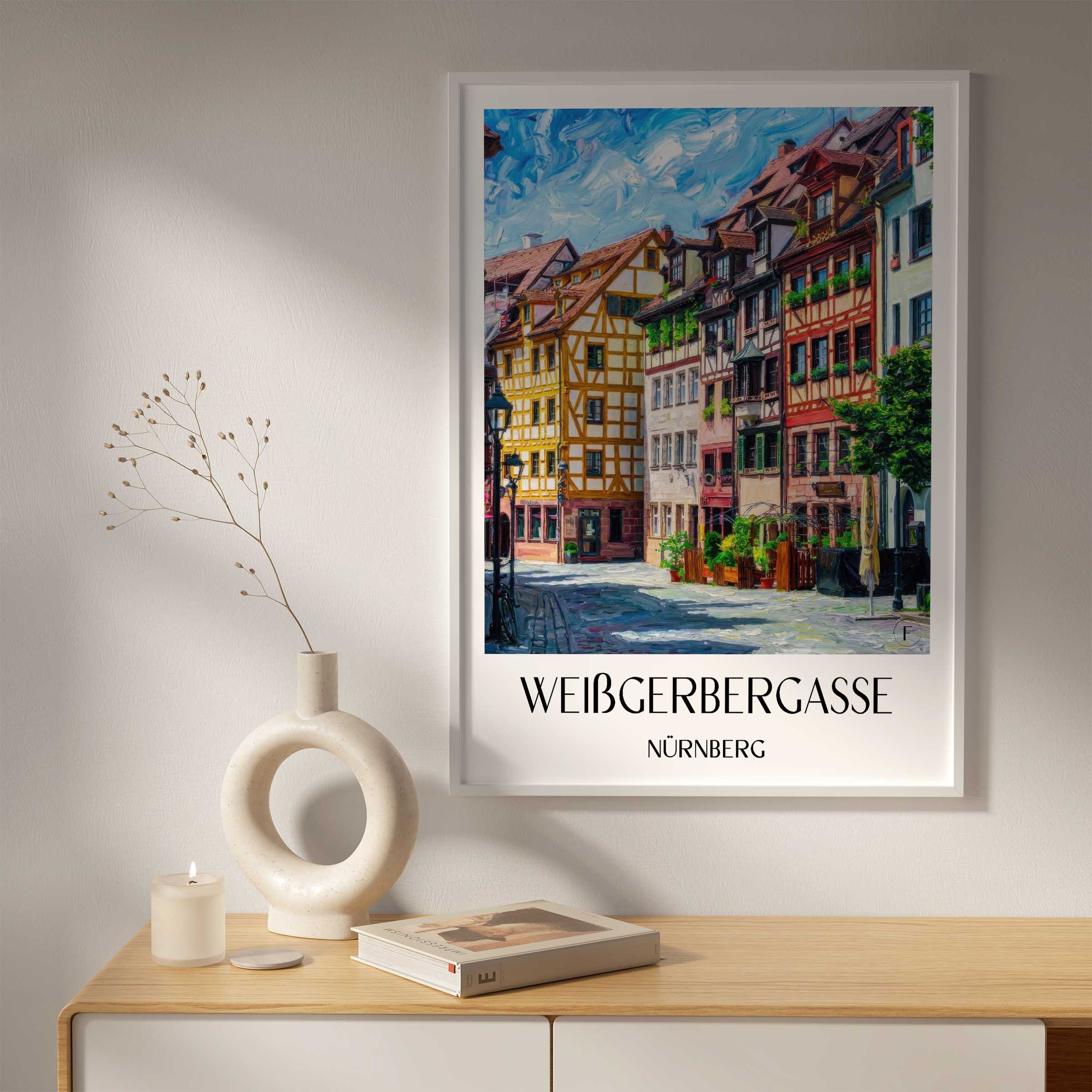 weißgerbergasse-nürnberg-deutschland-poster-oil-painting-oelgemaelde