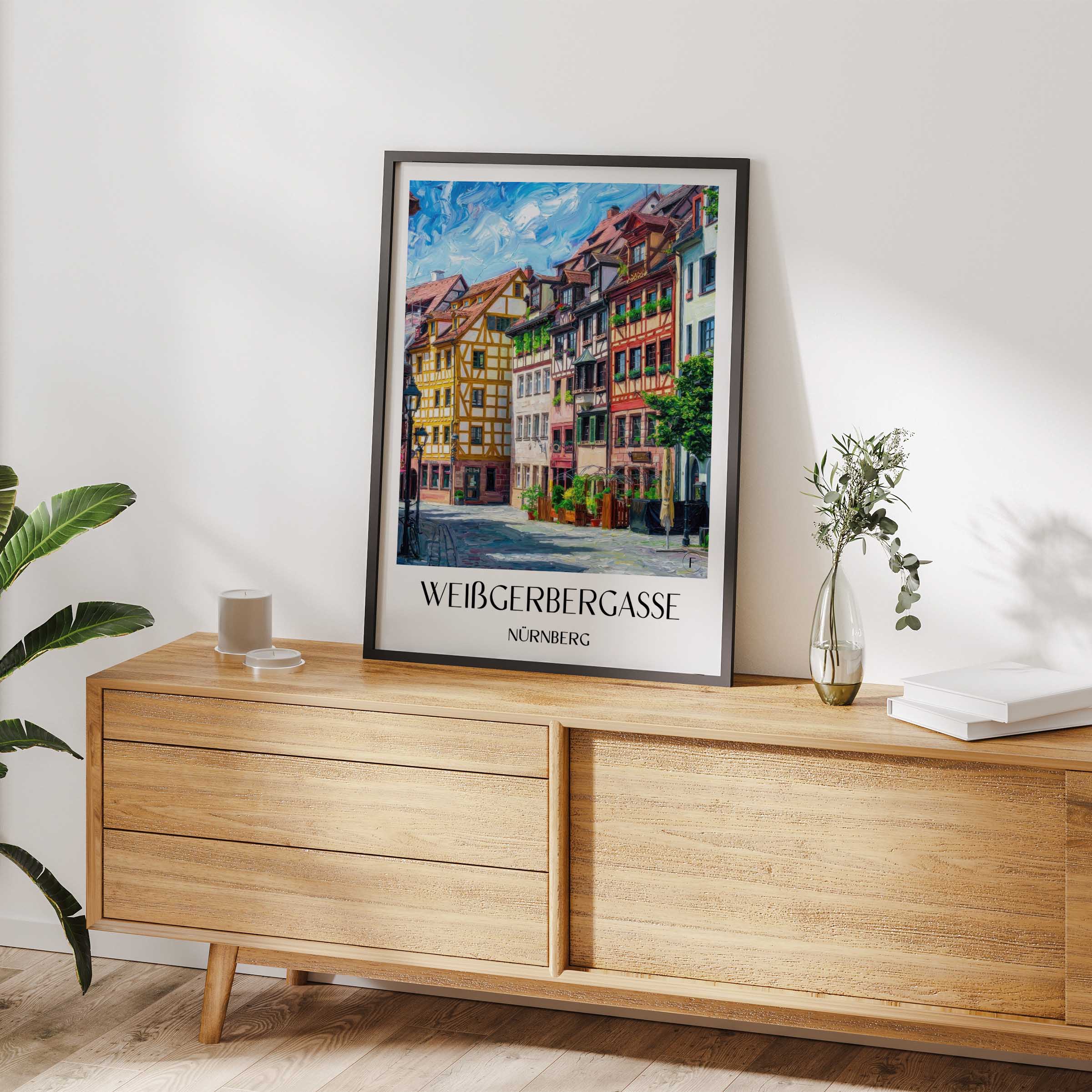 weißgerbergasse-nürnberg-deutschland-poster-oil-painting-oelgemaelde