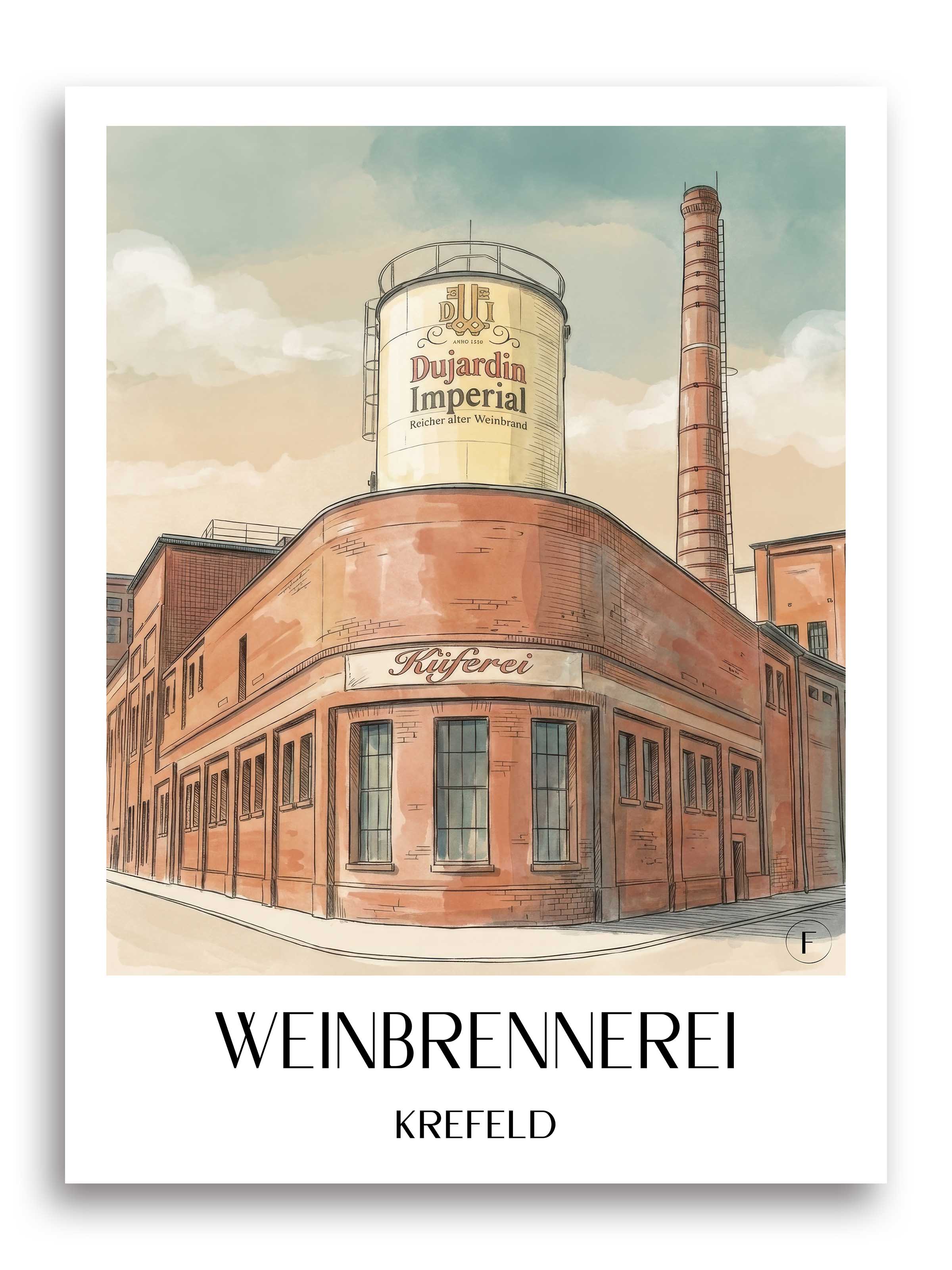 weinbrennerei--krefeld-deutschland-poster-aquarell