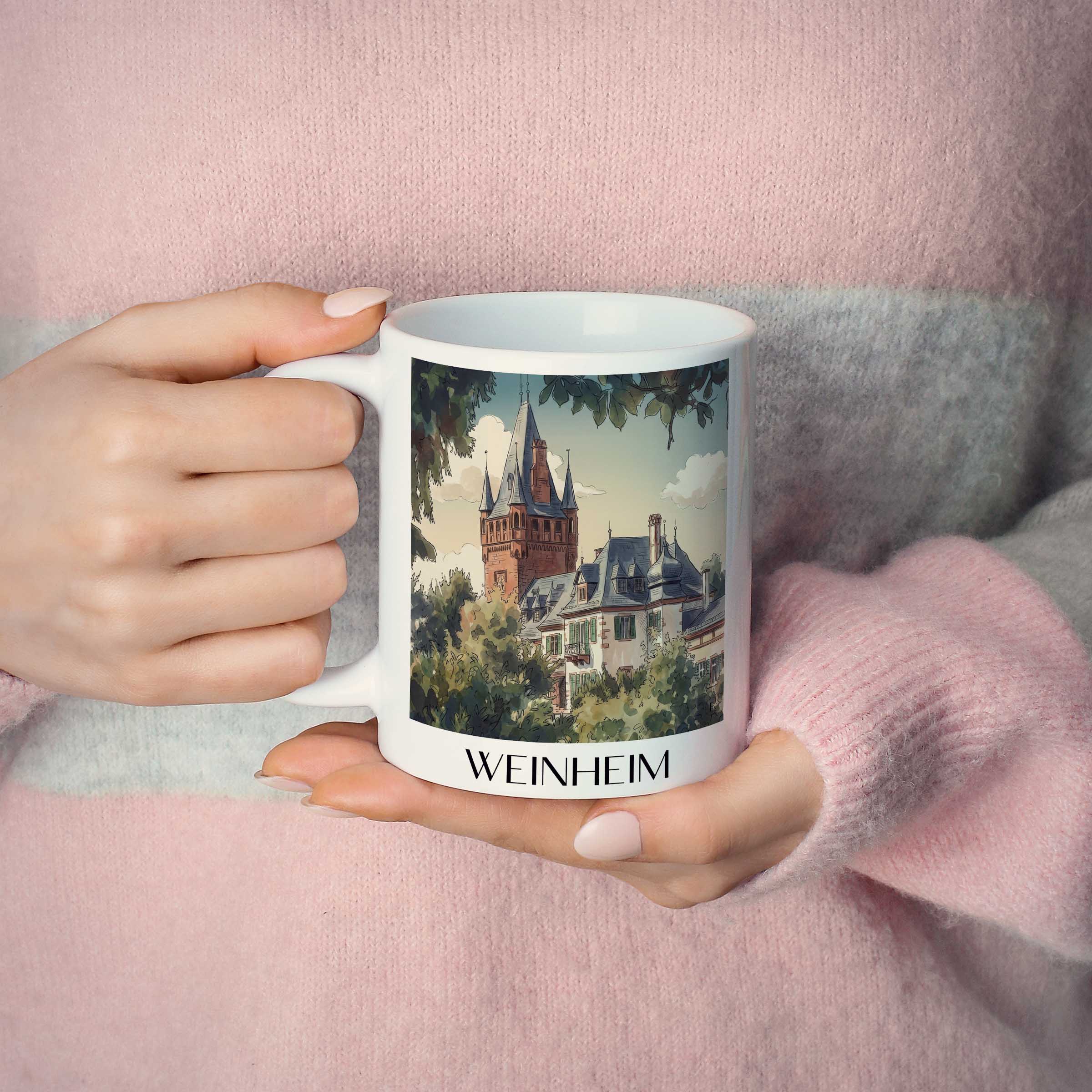 weinheim-odenwald-deutschland-kaffeebecher-aquarell