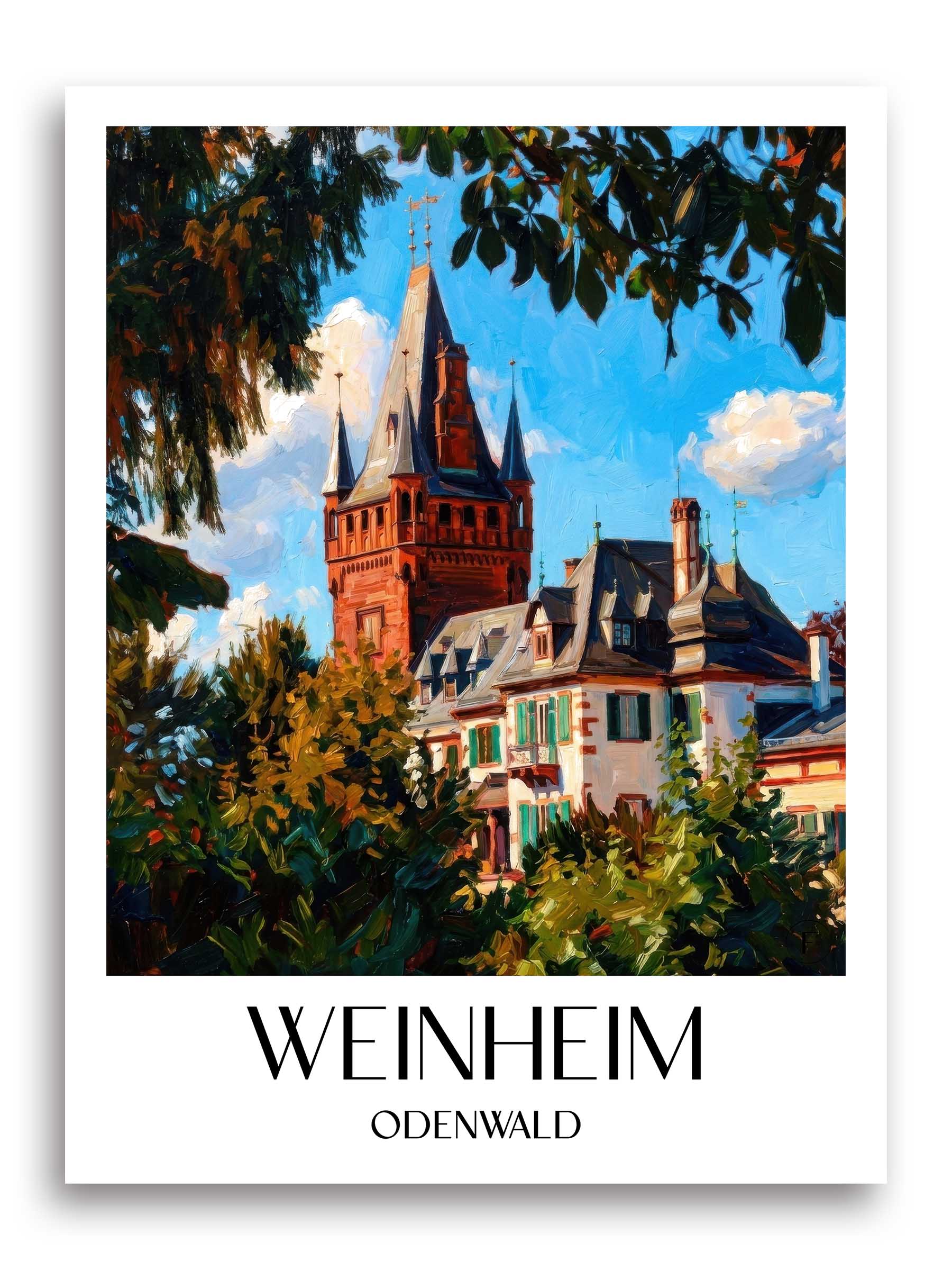 weinheim-odenwald-deutschland-poster-oil-painting-oelgemaelde