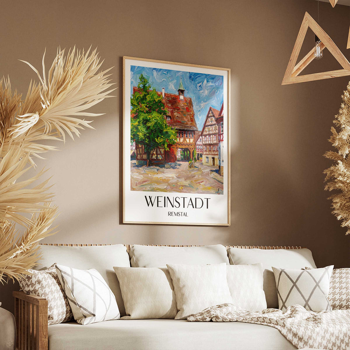 weinstadt-remstal-deutschland-poster-oil-painting-oelgemaelde