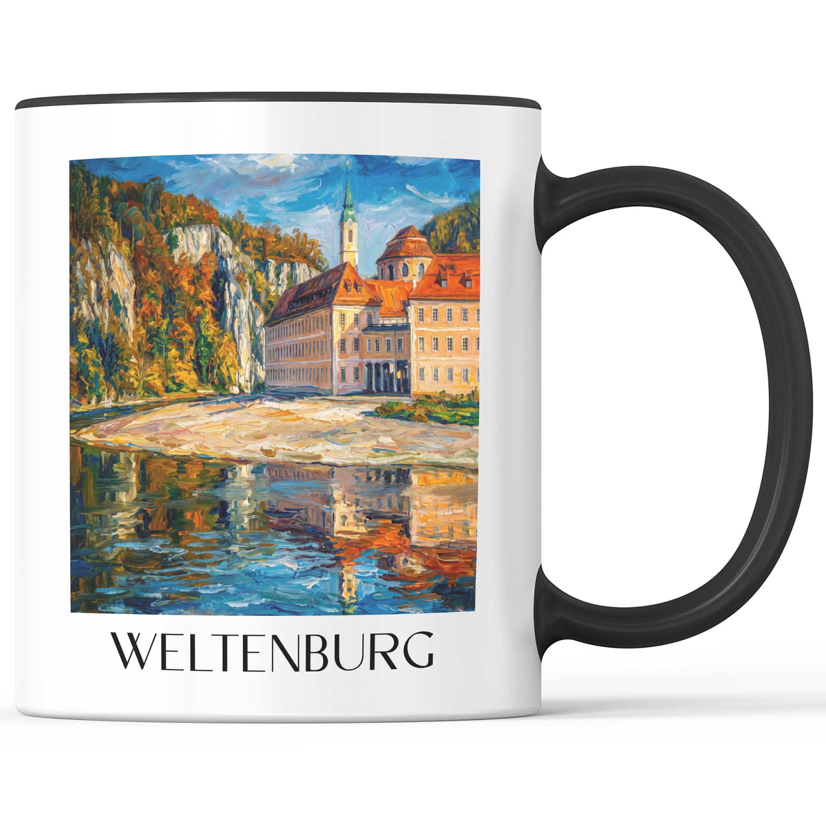 weltenburg-altmühltal-deutschland-kaffeebecher-oil-painting-oelgemaelde