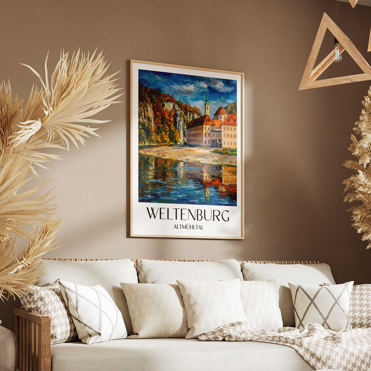 weltenburg-altmühltal-deutschland-poster-oil-painting-oelgemaelde