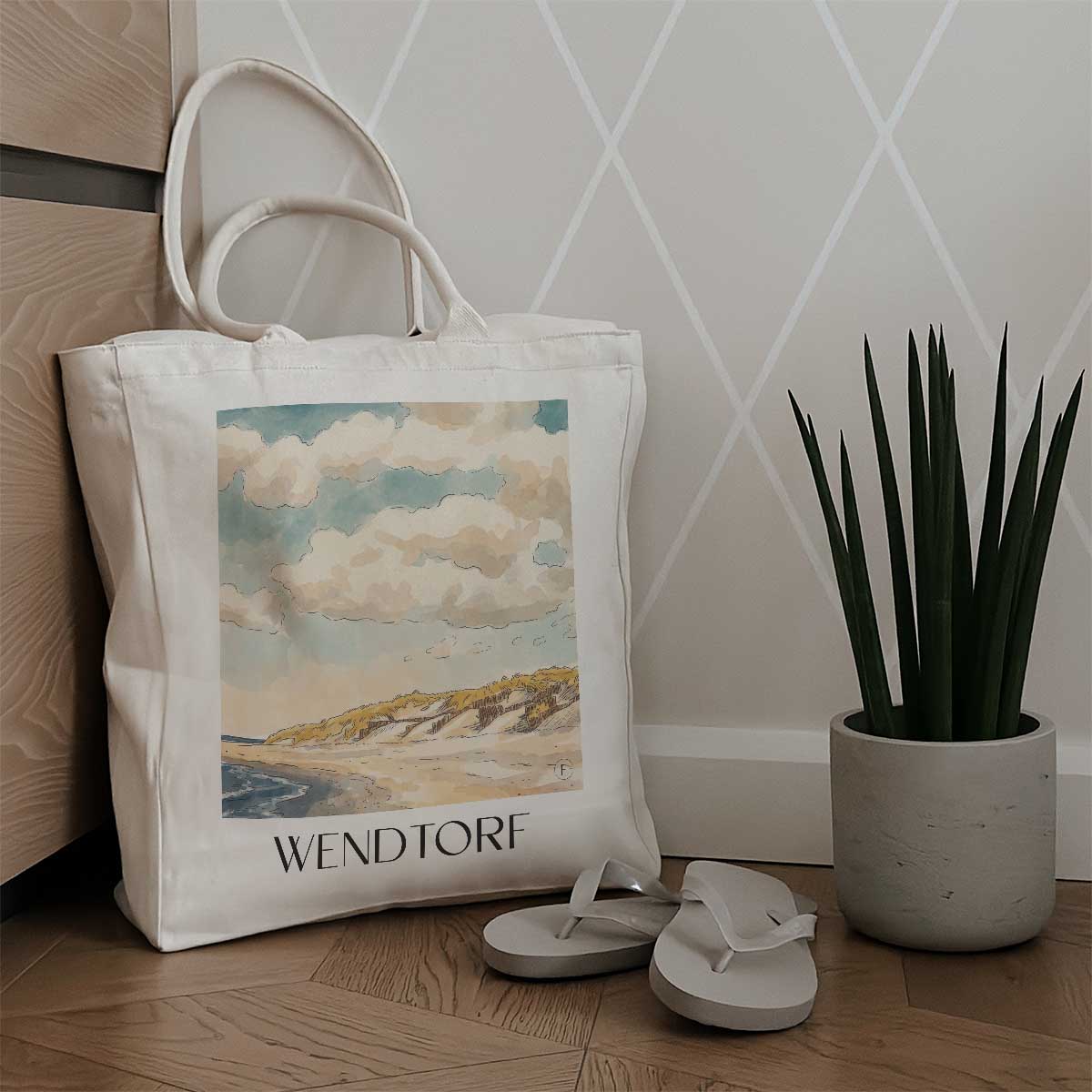 wendtorf-schleswig-holstein-deutschland-einkaufstasche-aquarell
