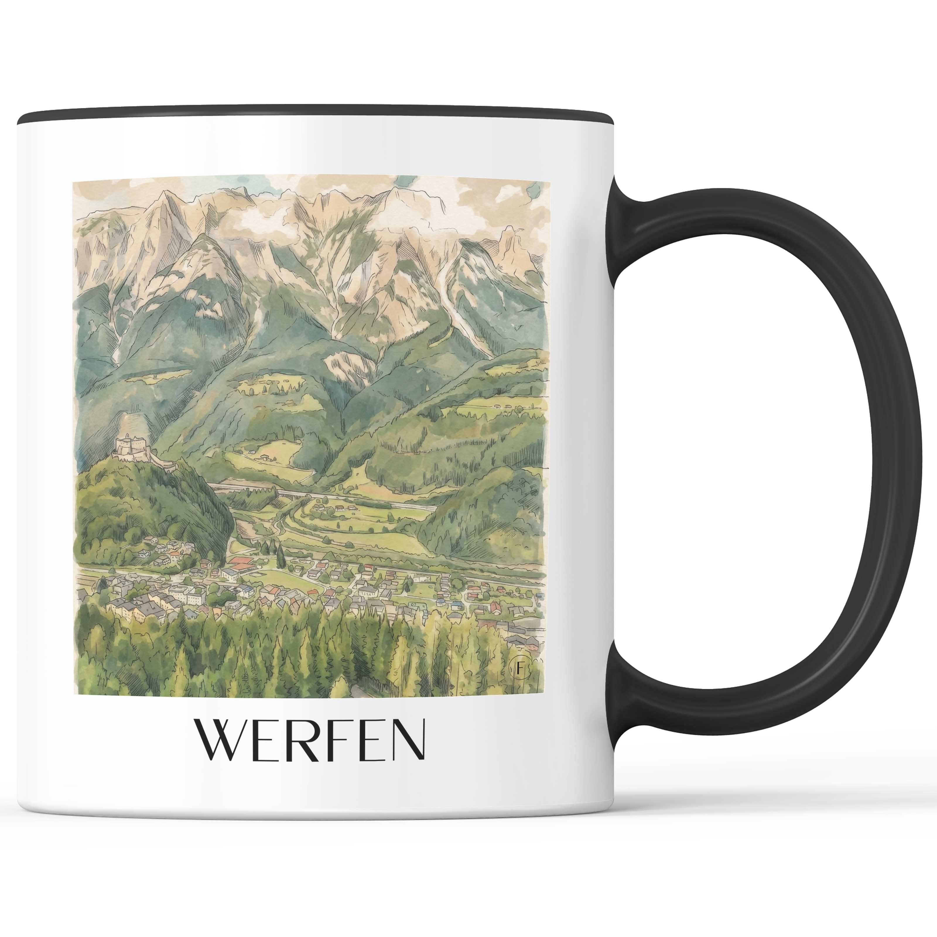 werfen-österreich-österreich-kaffeebecher-aquarell