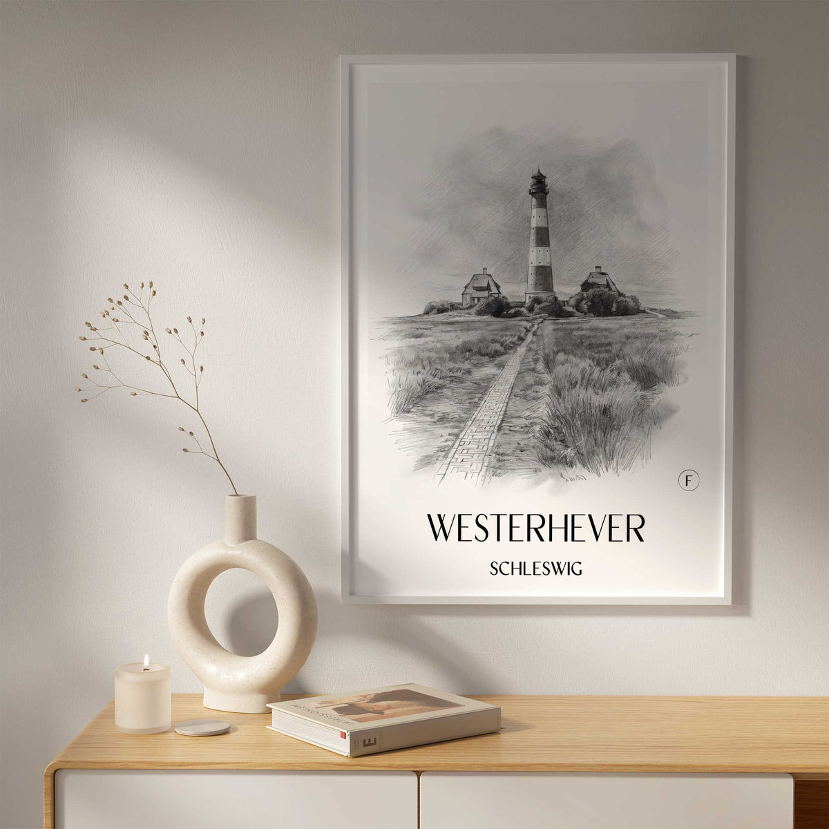 westerhever-schleswig-deutschland-poster-bleistift-zeichnung-drawing
