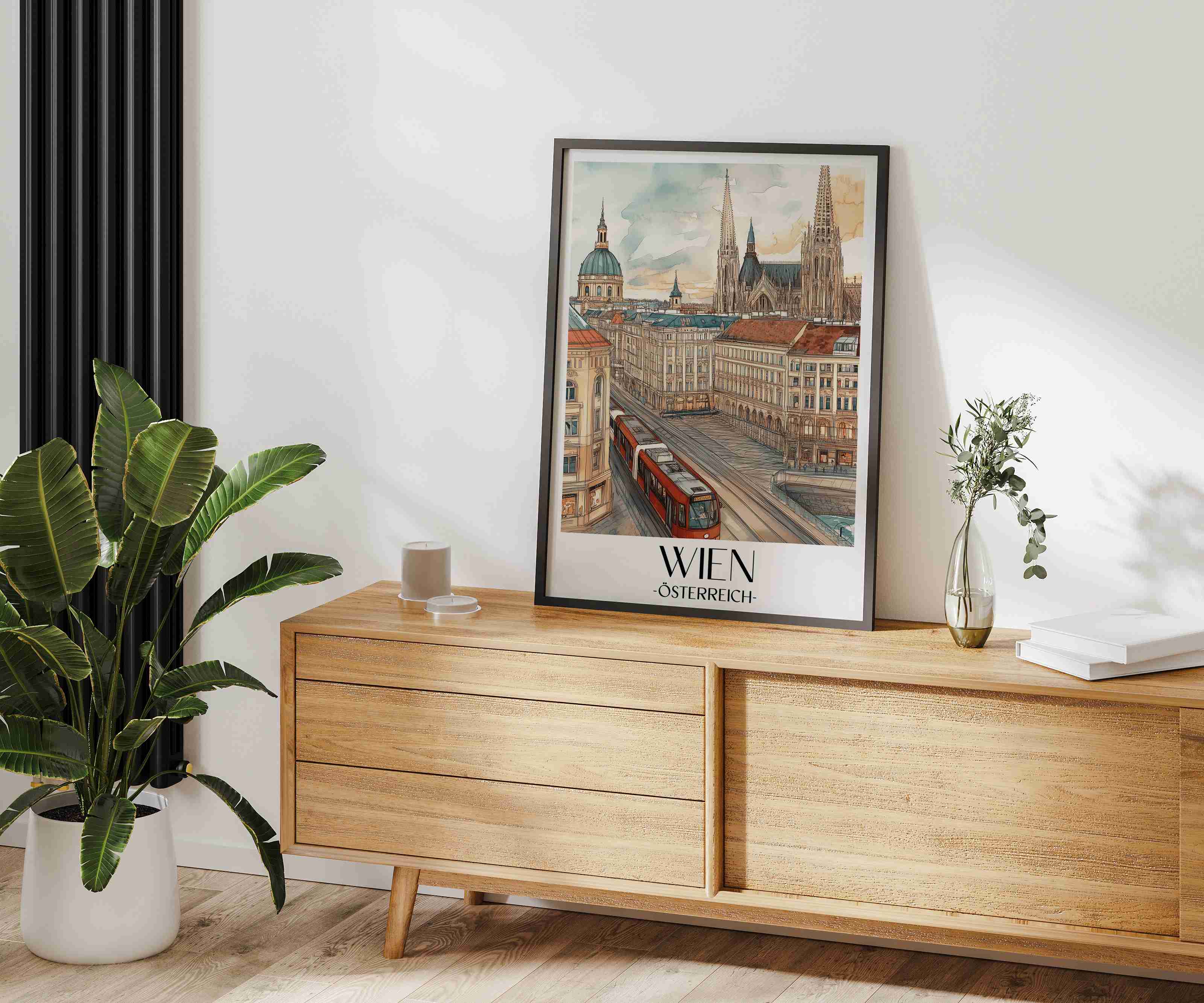 wien-österreich-poster-aquarell