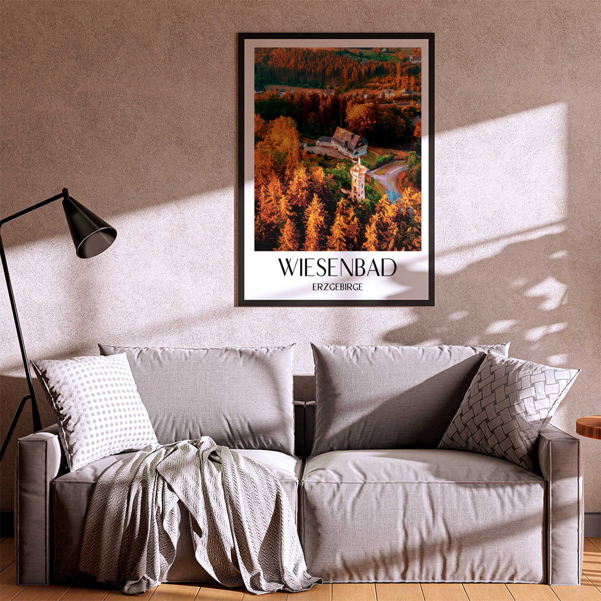 wiesenbad-erzgebirge-deutschland-poster-oil-painting-oelgemaelde