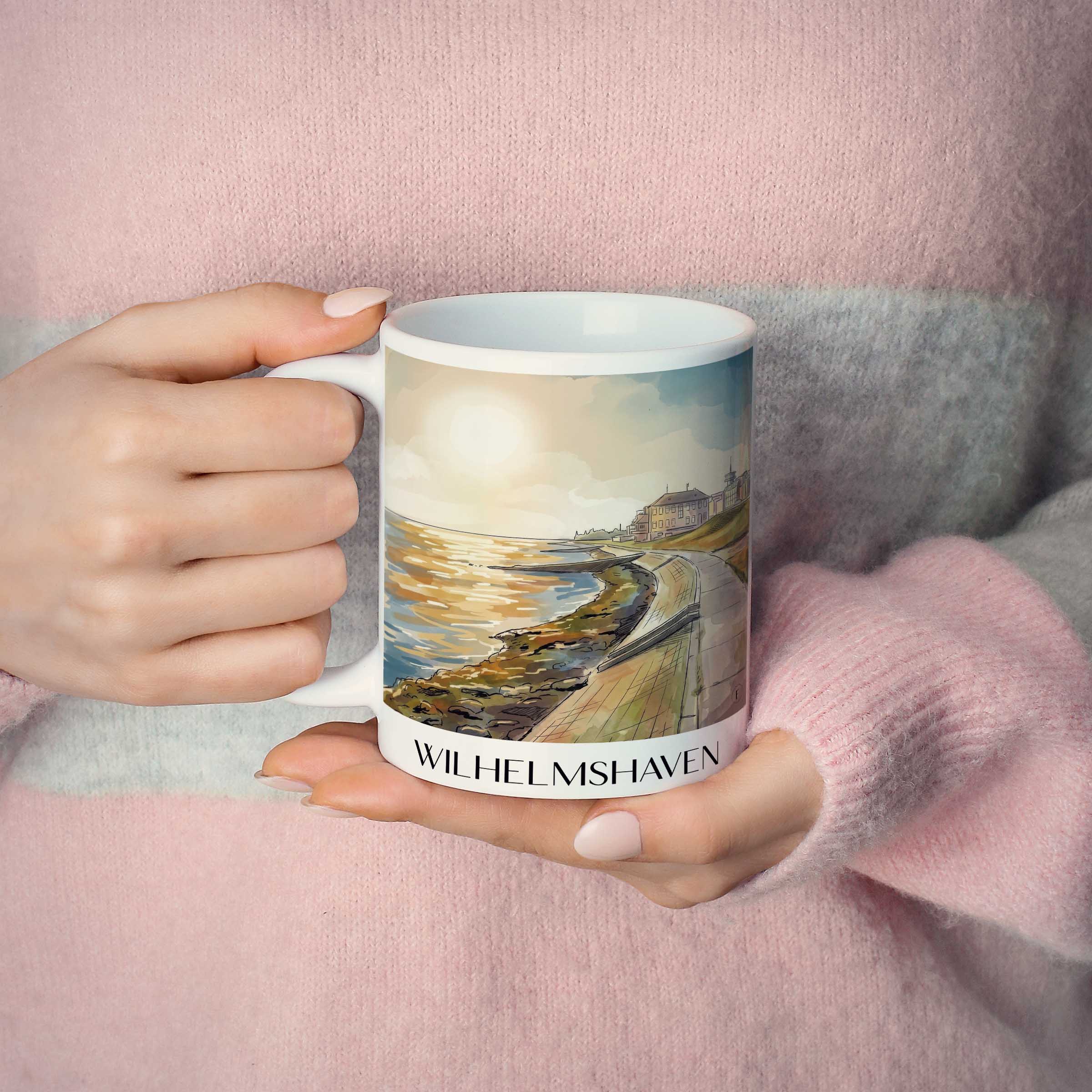 wilhelmshaven-oldenburger-friesland-deutschland-kaffeebecher-aquarell