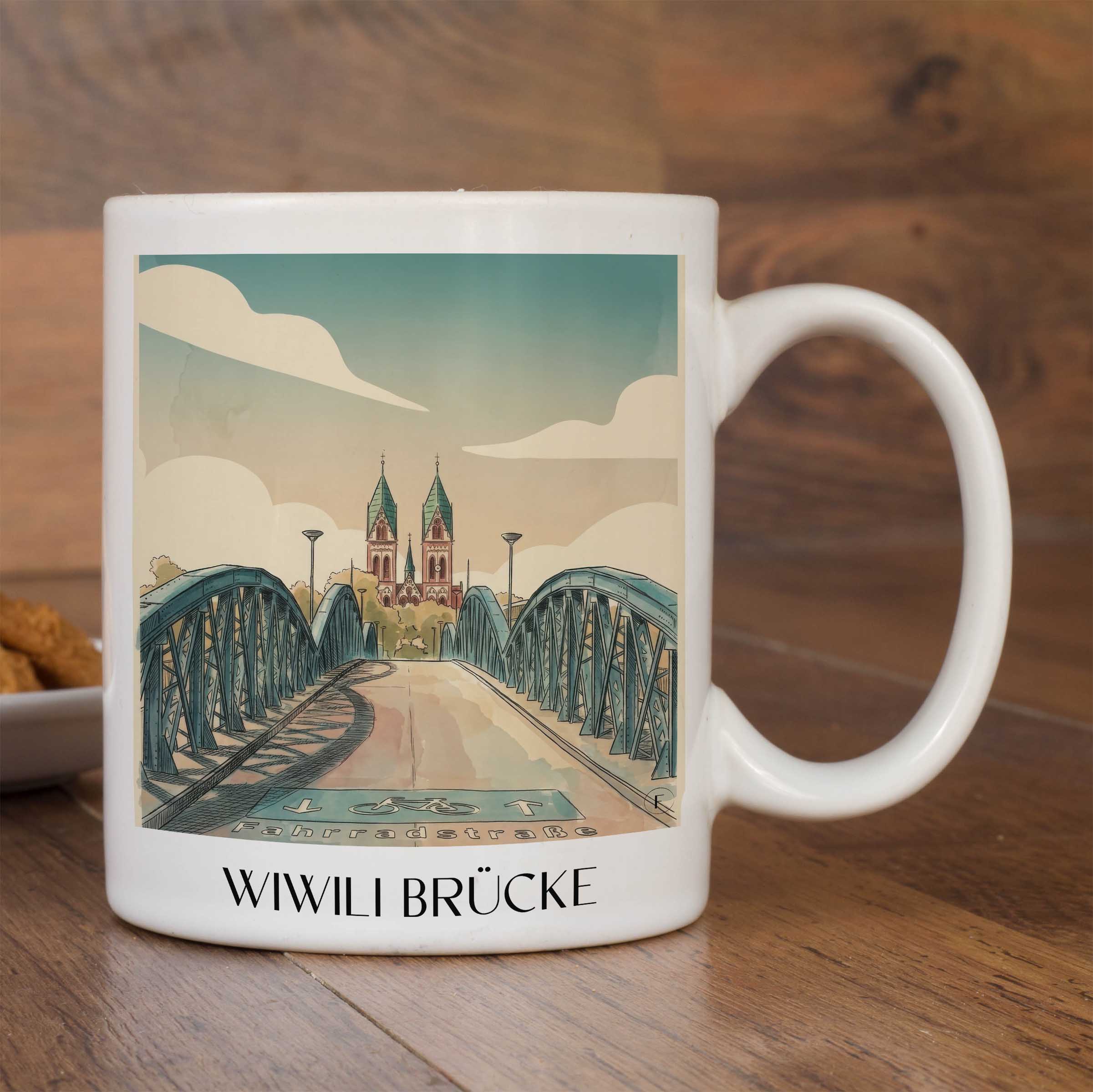 wiwili-brücke-freiburg-deutschland-kaffeebecher-aquarell
