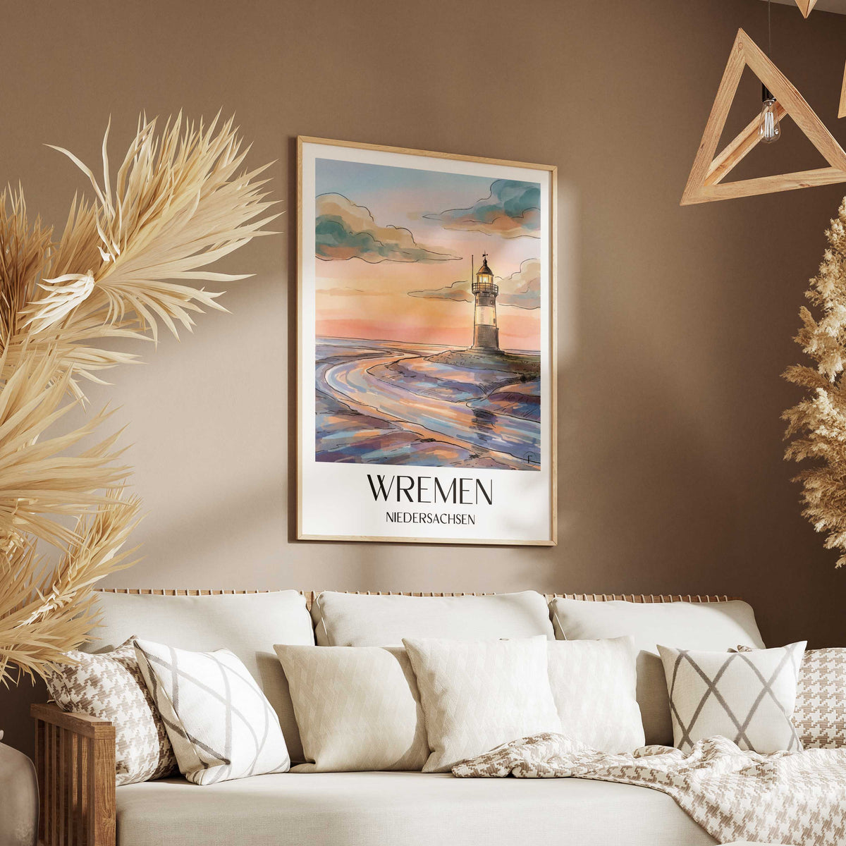 wremen-niedersachsen-deutschland-poster-aquarell