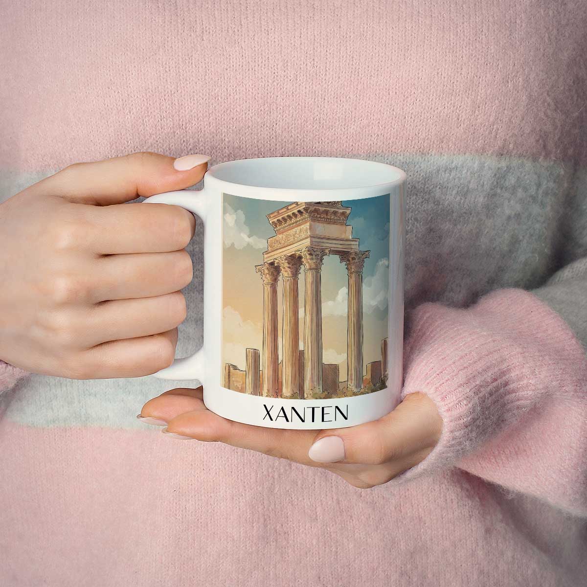 xanten-römerpark--deutschland-kaffeebecher-aquarell