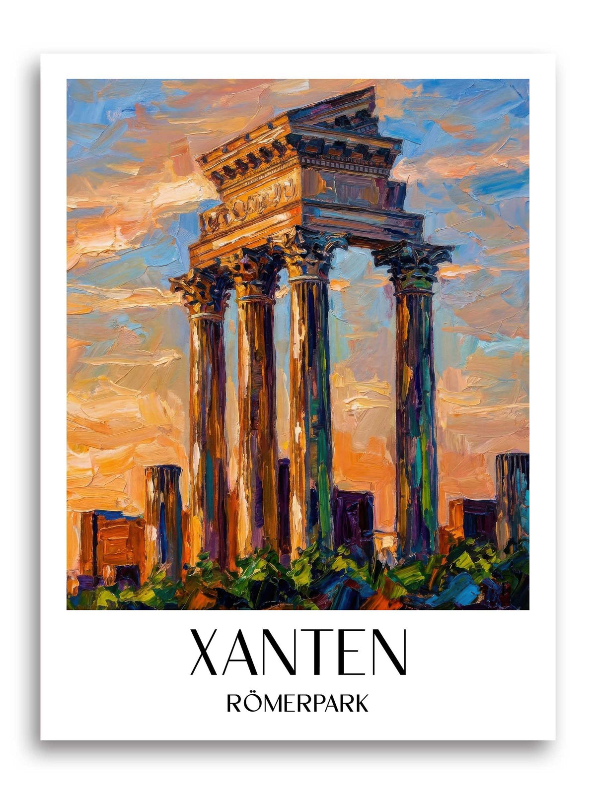 xanten-römerpark--deutschland-poster-oil-painting-oelgemaelde