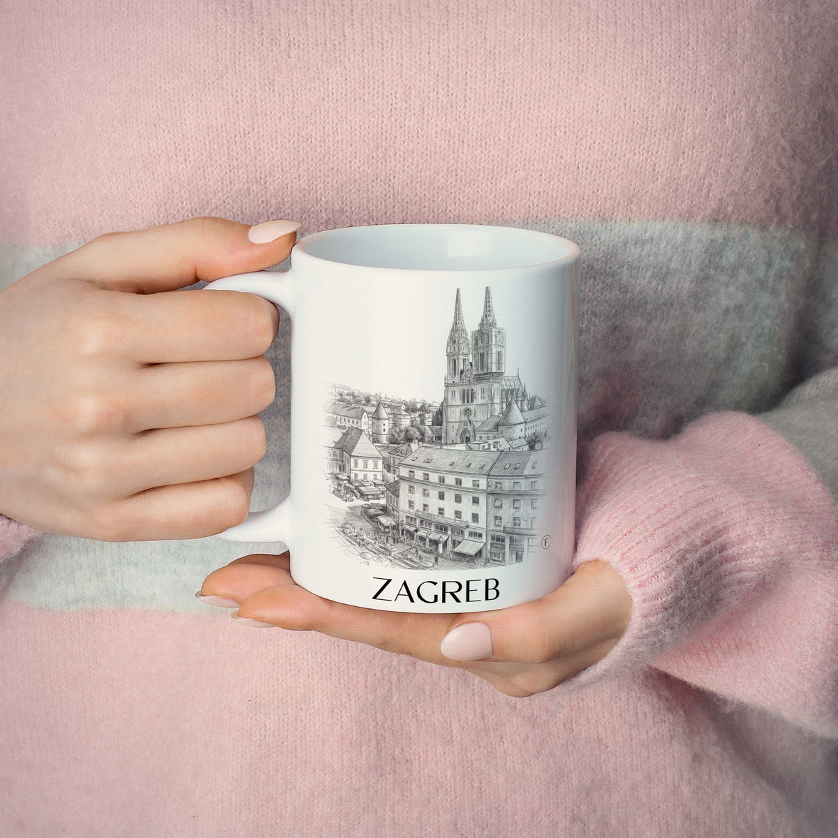 zagreb-kroatien-kaffeebecher-bleistift-zeichnung-drawing