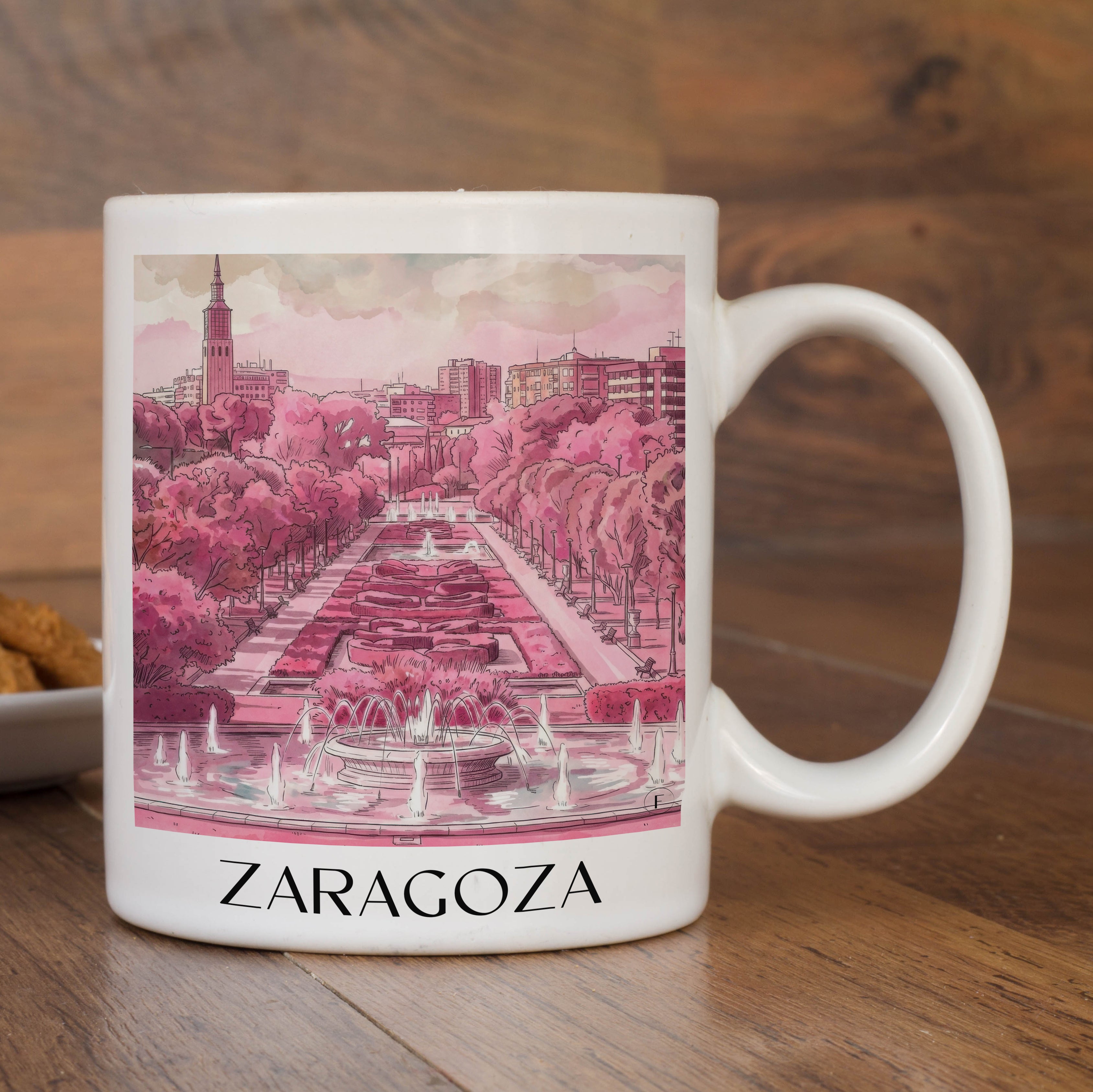 zaragoza-spanien-spanien-und-spanien-kaffeebecher-aquarell-pink-rosa