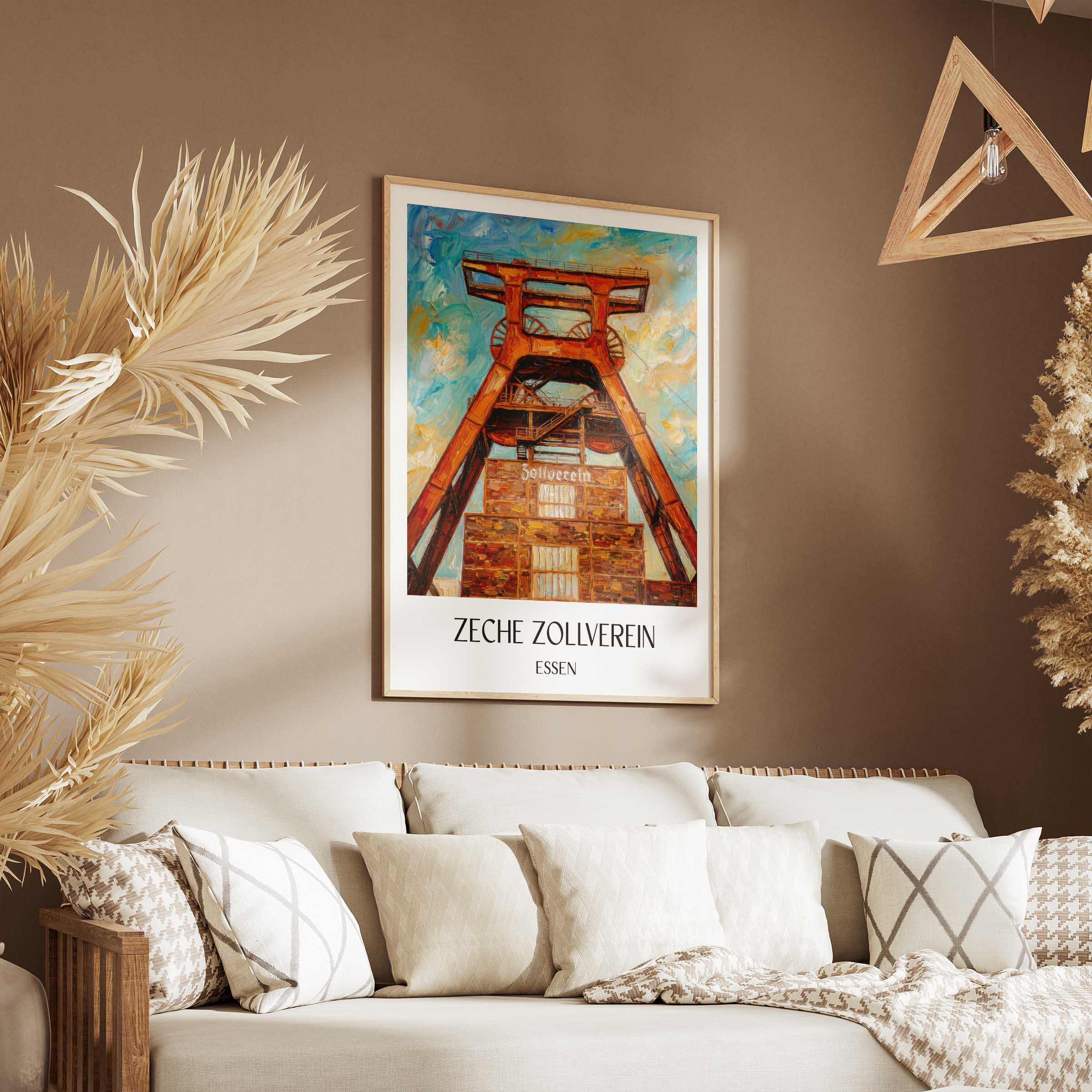 zeche-zollverein-essen-deutschland-poster-oil-painting-oelgemaelde