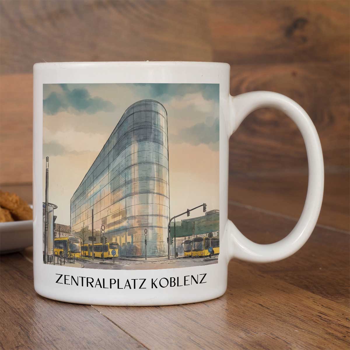 zentralplatz-koblenz-deutschland-kaffeebecher-aquarell