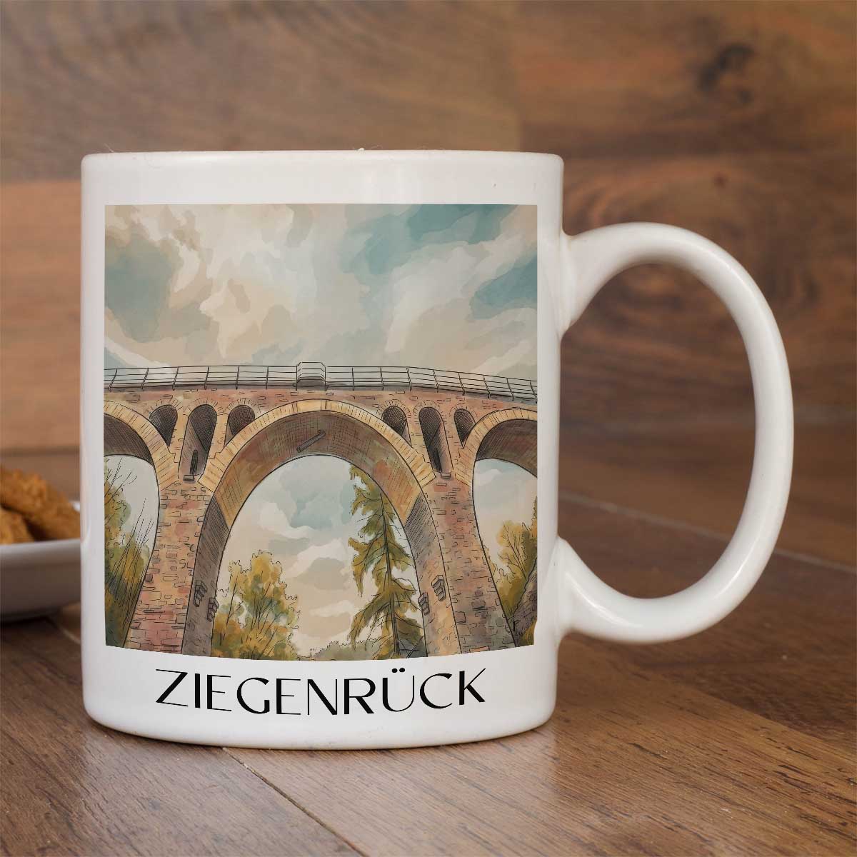 ziegenrück-saaletal-deutschland-kaffeebecher-aquarell