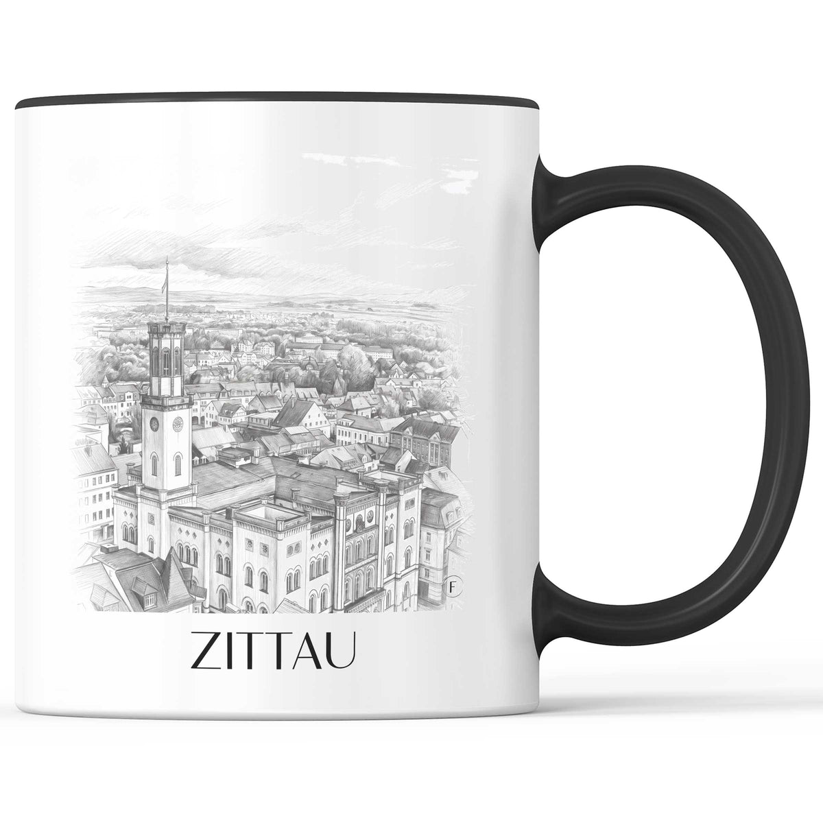 zittau-oberlausitz-deutschland-kaffeebecher-bleistift-zeichnung-drawing