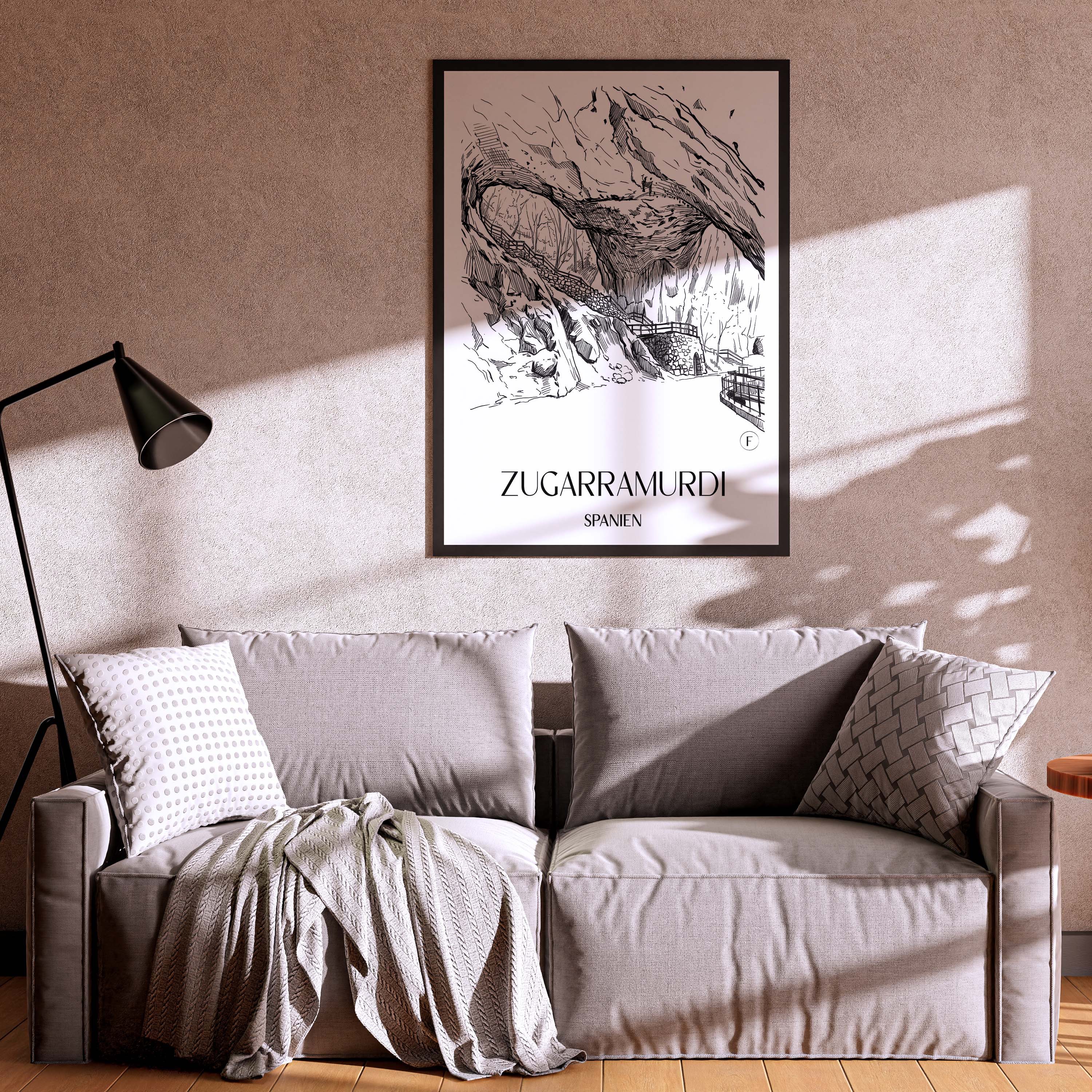 zugarramurdi-spanien-spanien-poster-skizze