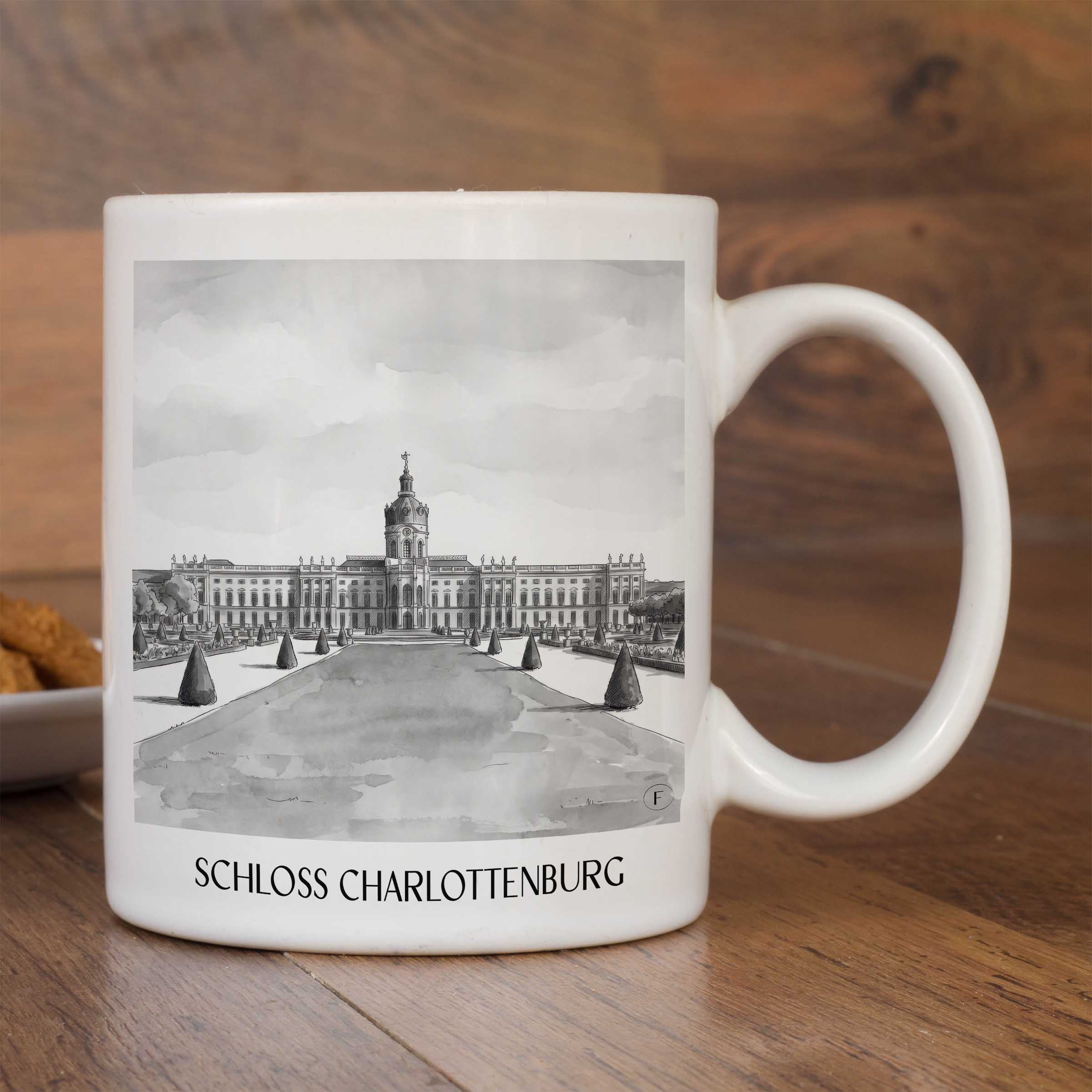 schloss-charlottenburg-berlin-deutschland-kaffeebecher-aquarell-schwarz-weiss