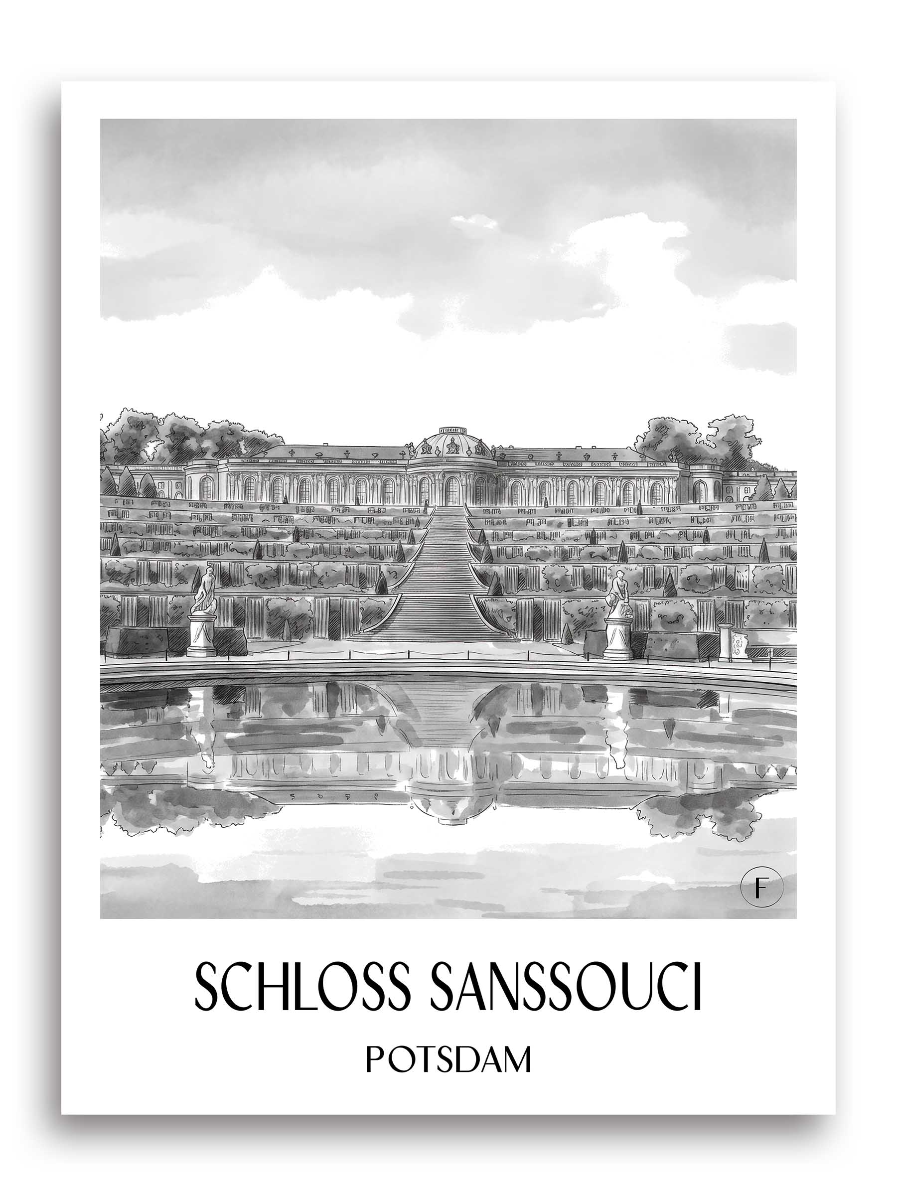 schloss-sanssouci-potsdam-deutschland-poster-aquarell-schwarz-weiss