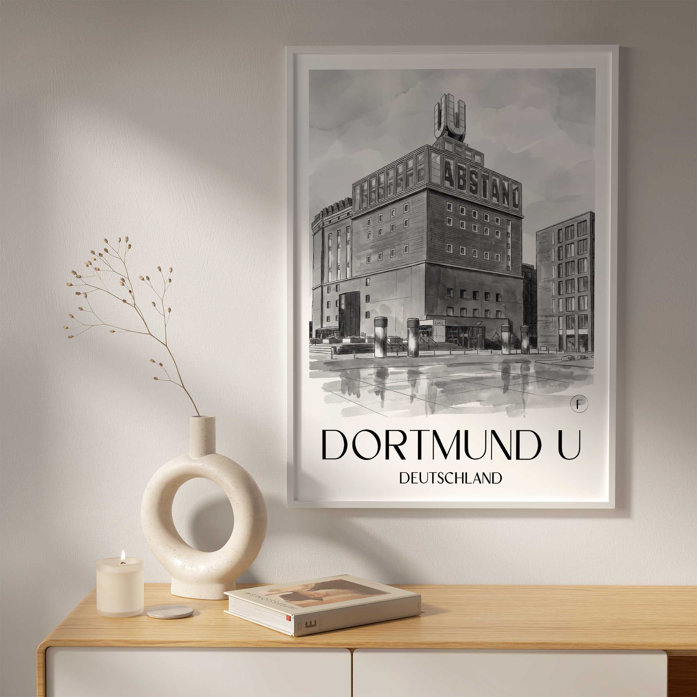 dortmund-u-deutschland-poster-aquarell-schwarz-weiss
