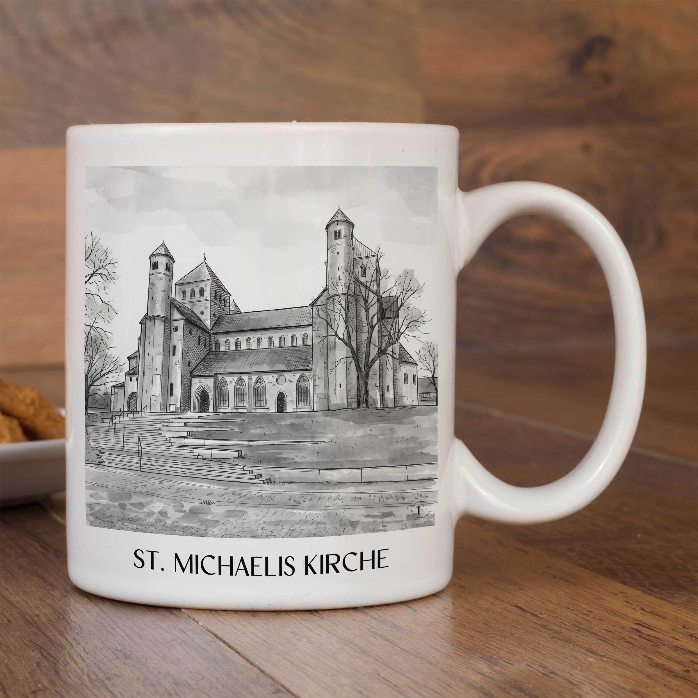 st.-michaelis-kirche-hildesheim-deutschland-kaffeebecher-aquarell-schwarz-weiss