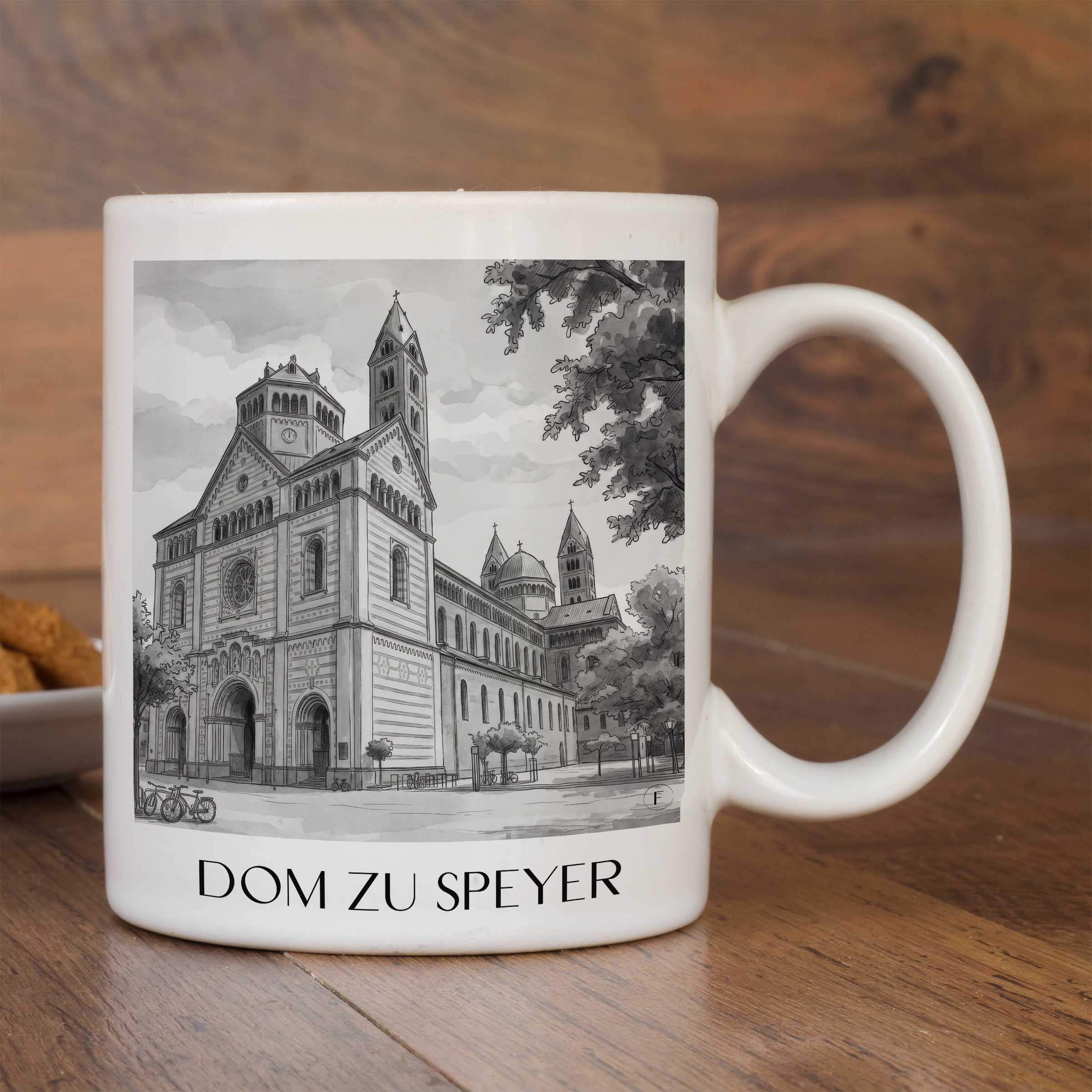dom-zu-speyer-rheinland-pfalz-deutschland-kaffeebecher-aquarell-schwarz-weiss