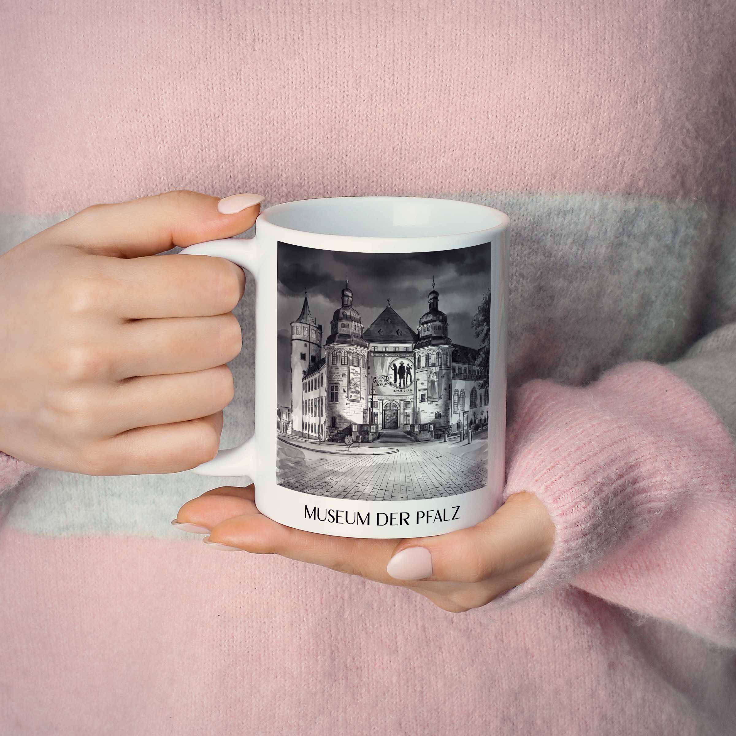 museum-der-pfalz-speyer-deutschland-kaffeebecher-aquarell-schwarz-weiss